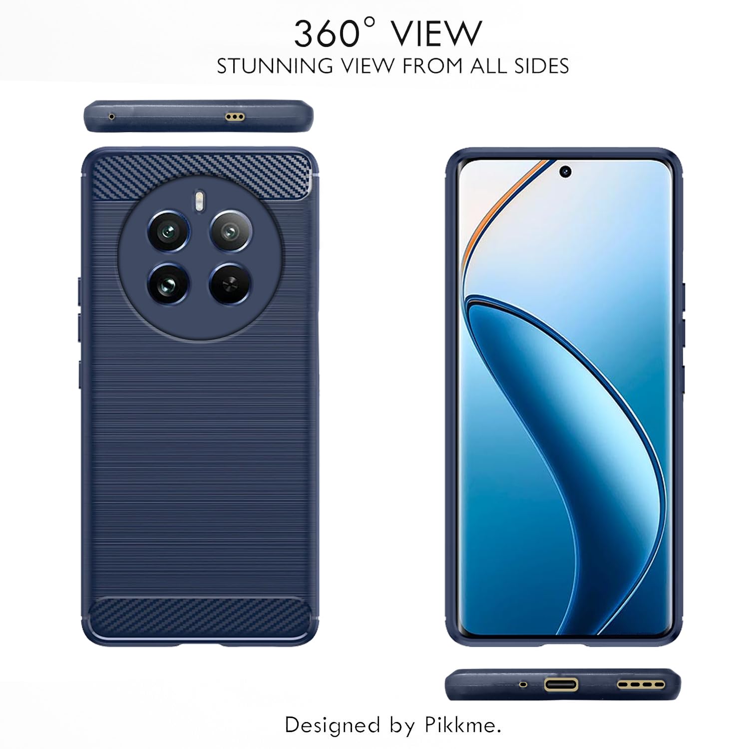 Realme 12 Pro/12 Pro Plus 5G mobile cover in blue by Pikkme – photo 2