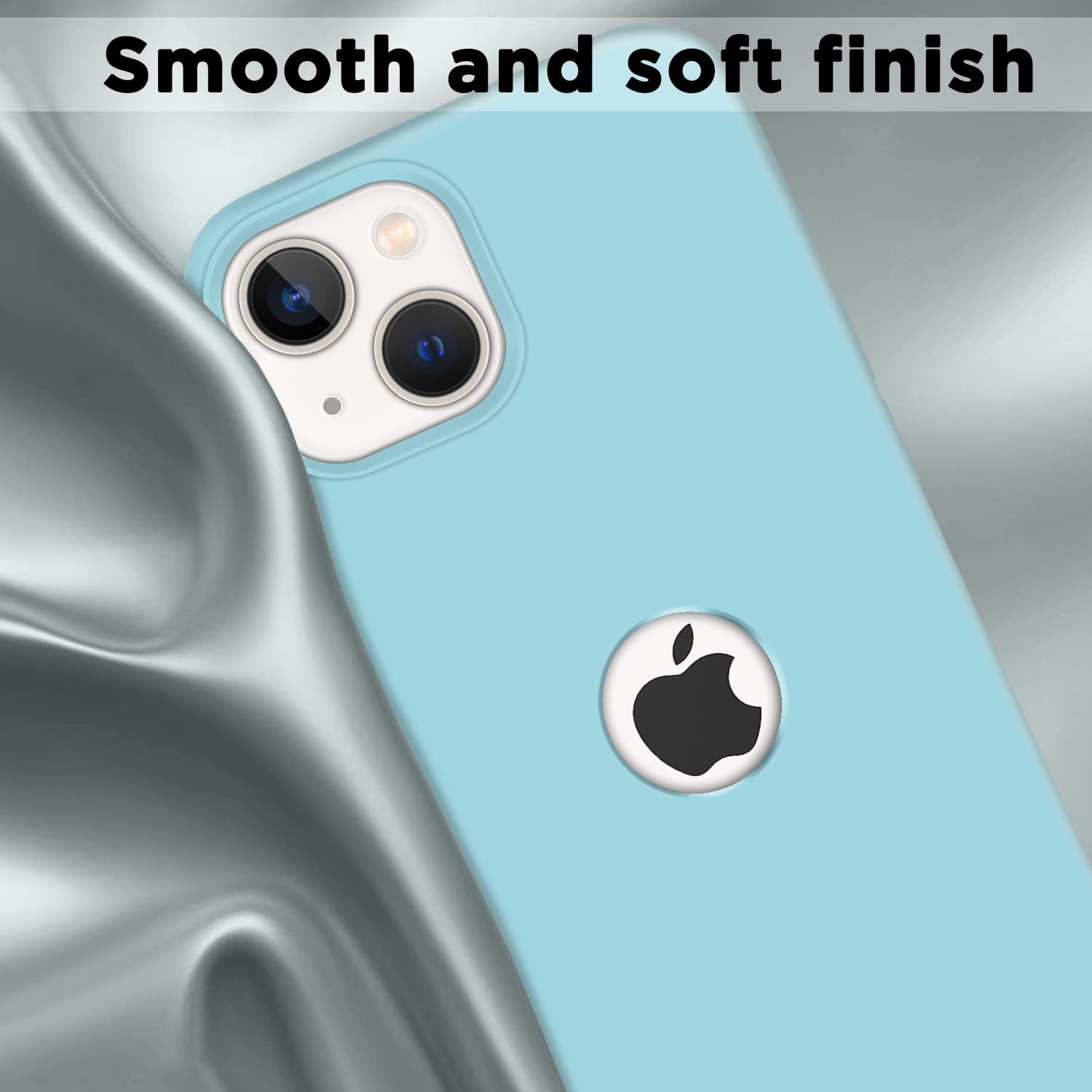 Sierra blue Soft Silicone phone cover for iPhone 13 – Pikkme – photo 7