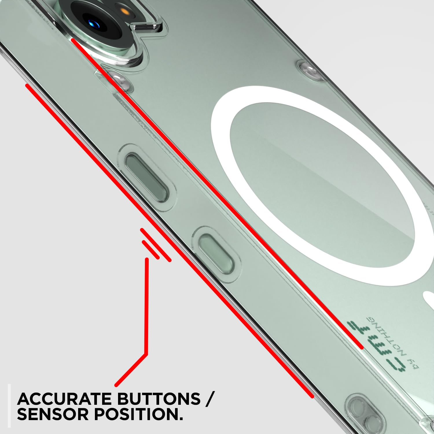 CMF Phone 2 Pro 5G mobile back cover in transparent mag-safe by Pikkme – photo 6