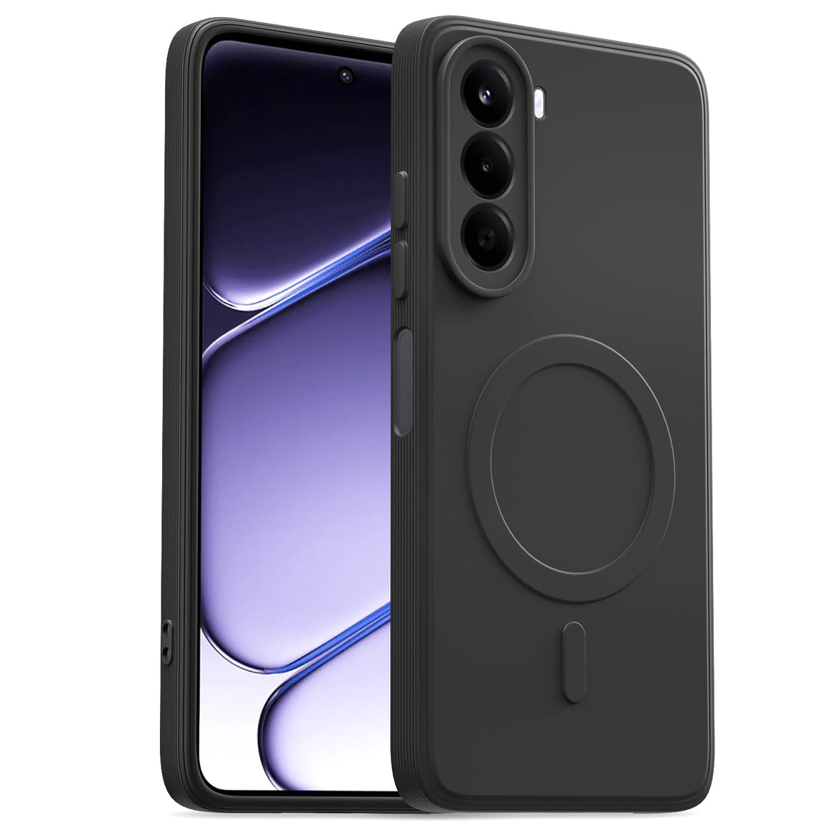 Pikkme black mobile back cover for OnePlus Nord CE 6 Lite 5G