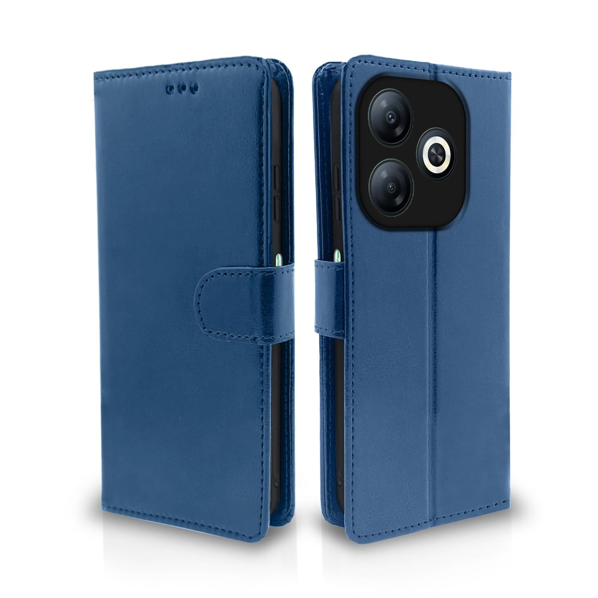 Pikkme blue Wallet flip cover for Infinix Smart 8