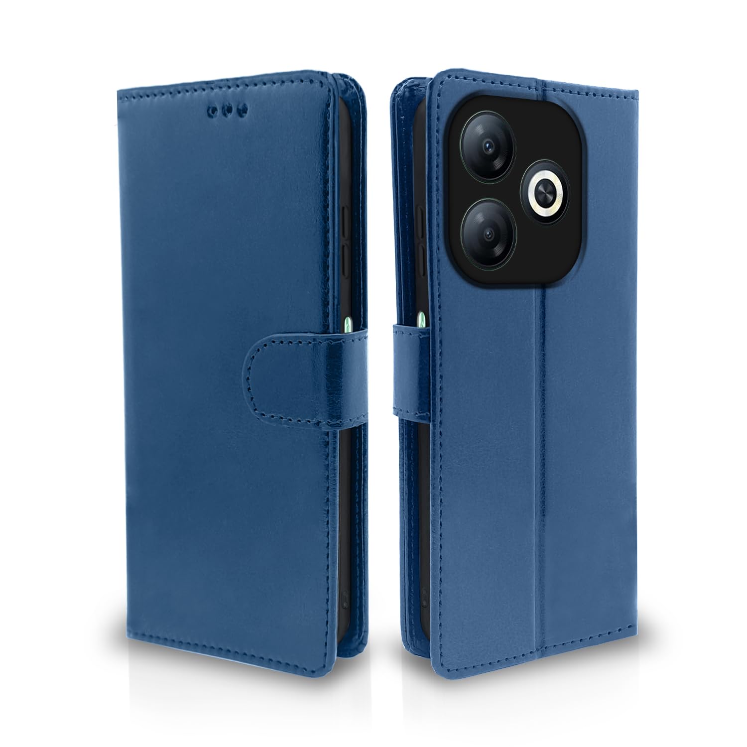 Pikkme blue Wallet flip cover for Infinix Smart 8