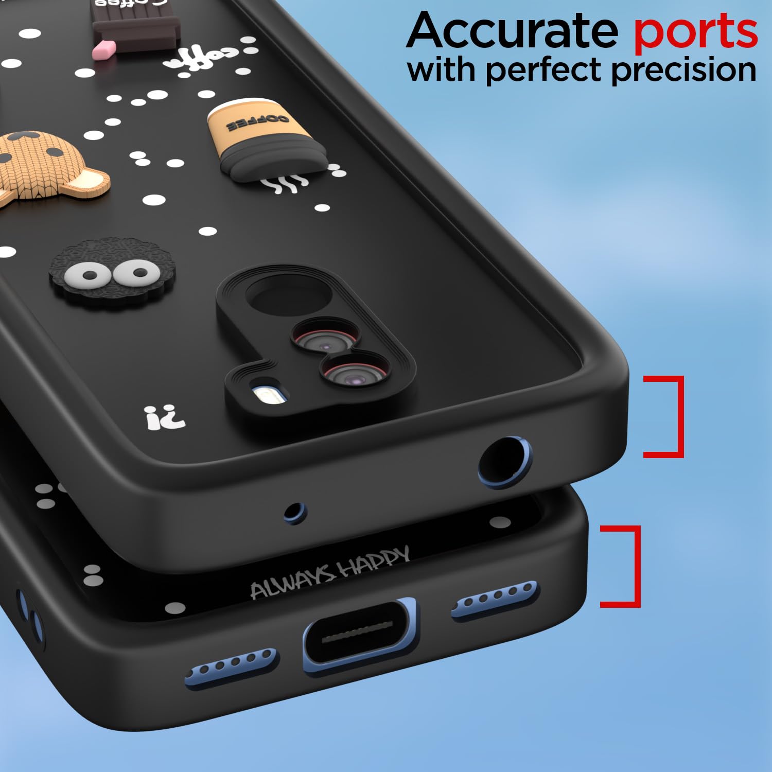 Pikkme black Silicone mobile cover for Poco F1/3D – photo 4