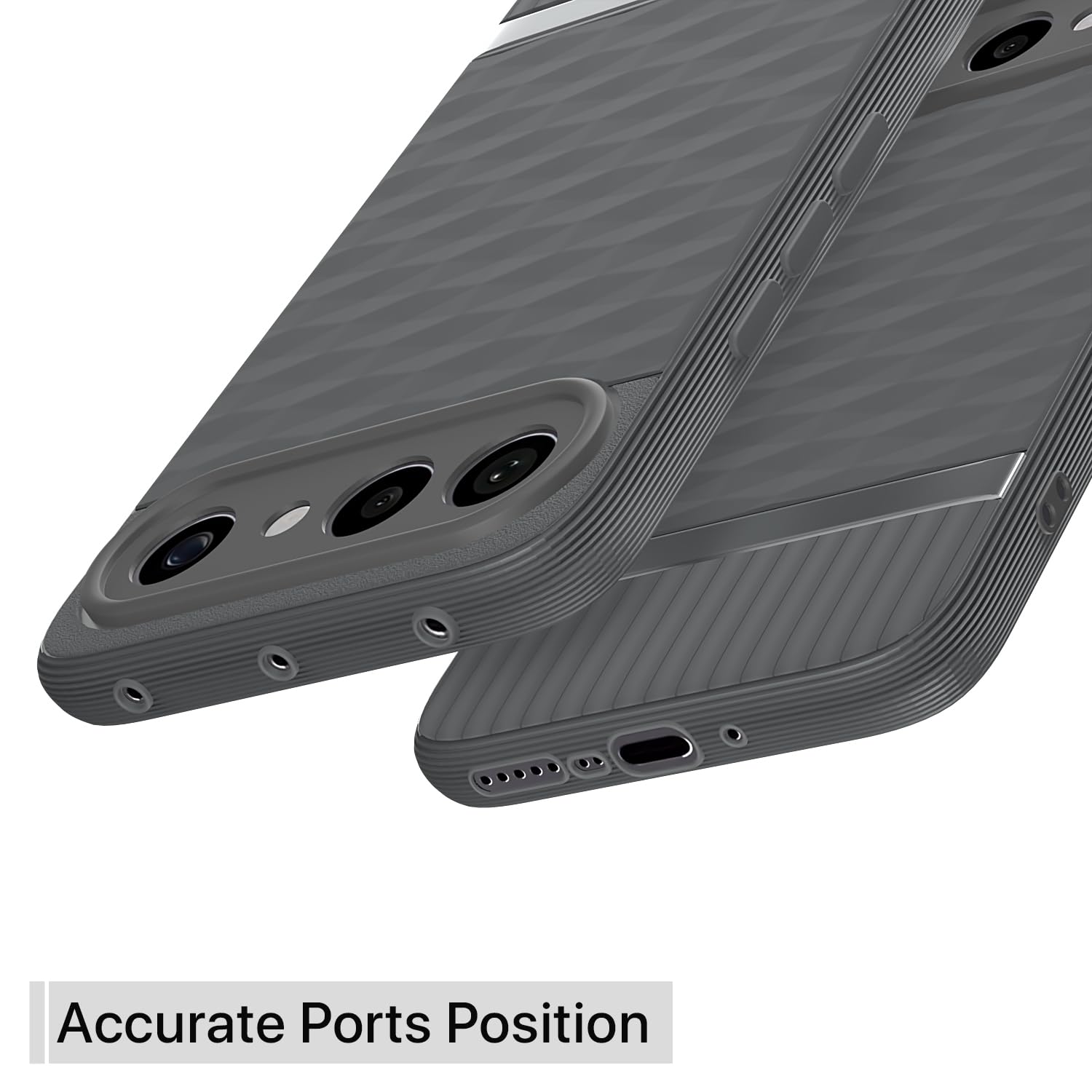 Pikkme Vivo X300 FE 5G grey mobile back cover – photo 4