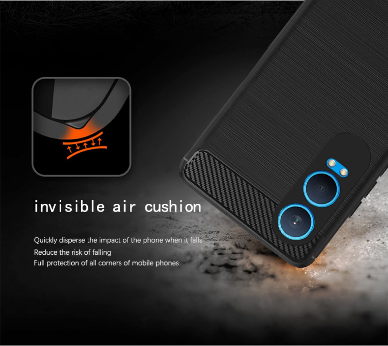 Pikkme black Hybrid mobile back cover for OnePlus Nord CE 4 Lite 5G – photo 3