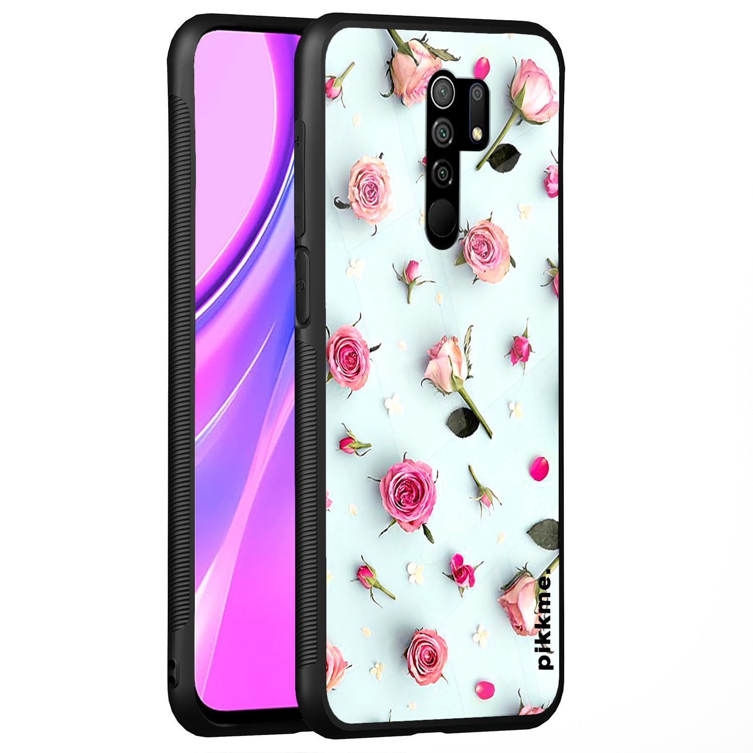 Pikkme Flower back cover for Redmi 9 Prime