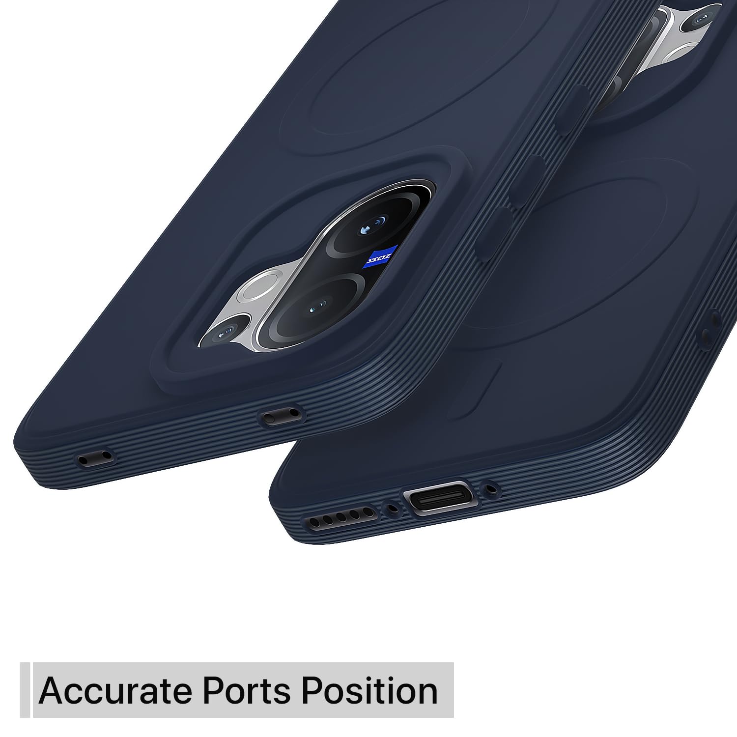 Pikkme Vivo V60/V60e 5G/T4 Pro blue back cover – photo 4