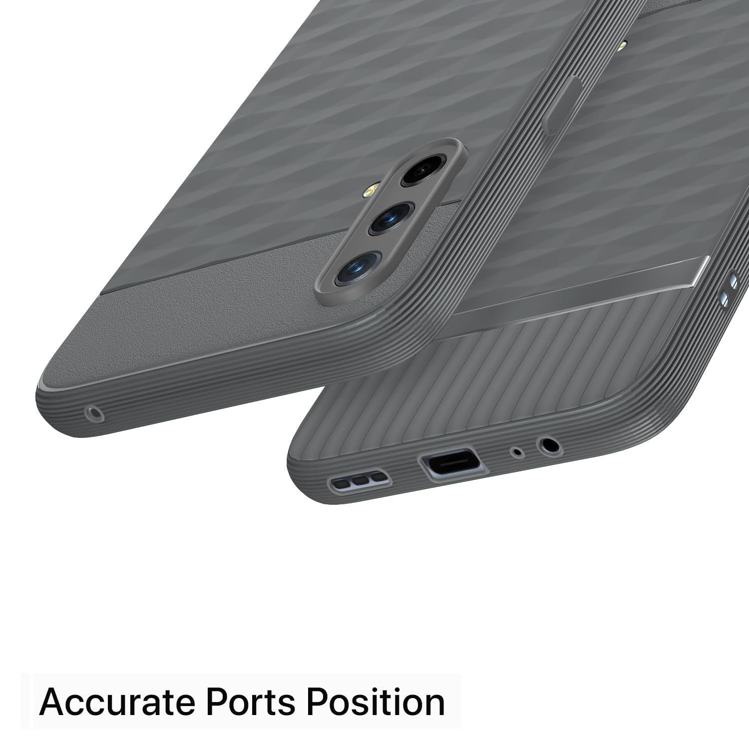 Grey Silicone mobile cover for OnePlus Nord CE 5G – Pikkme – photo 4