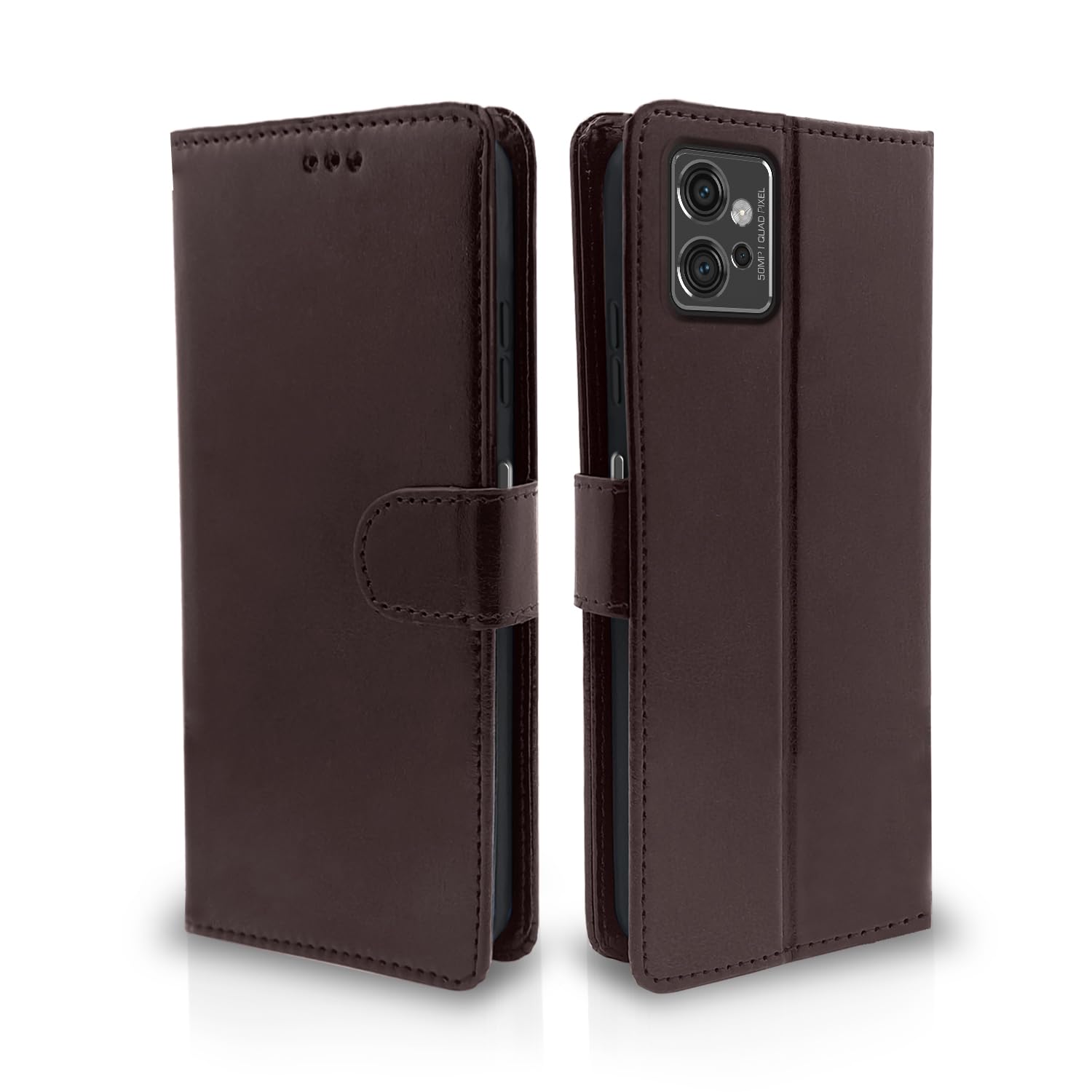 Pikkme coffee mobile flip cover for Moto G32