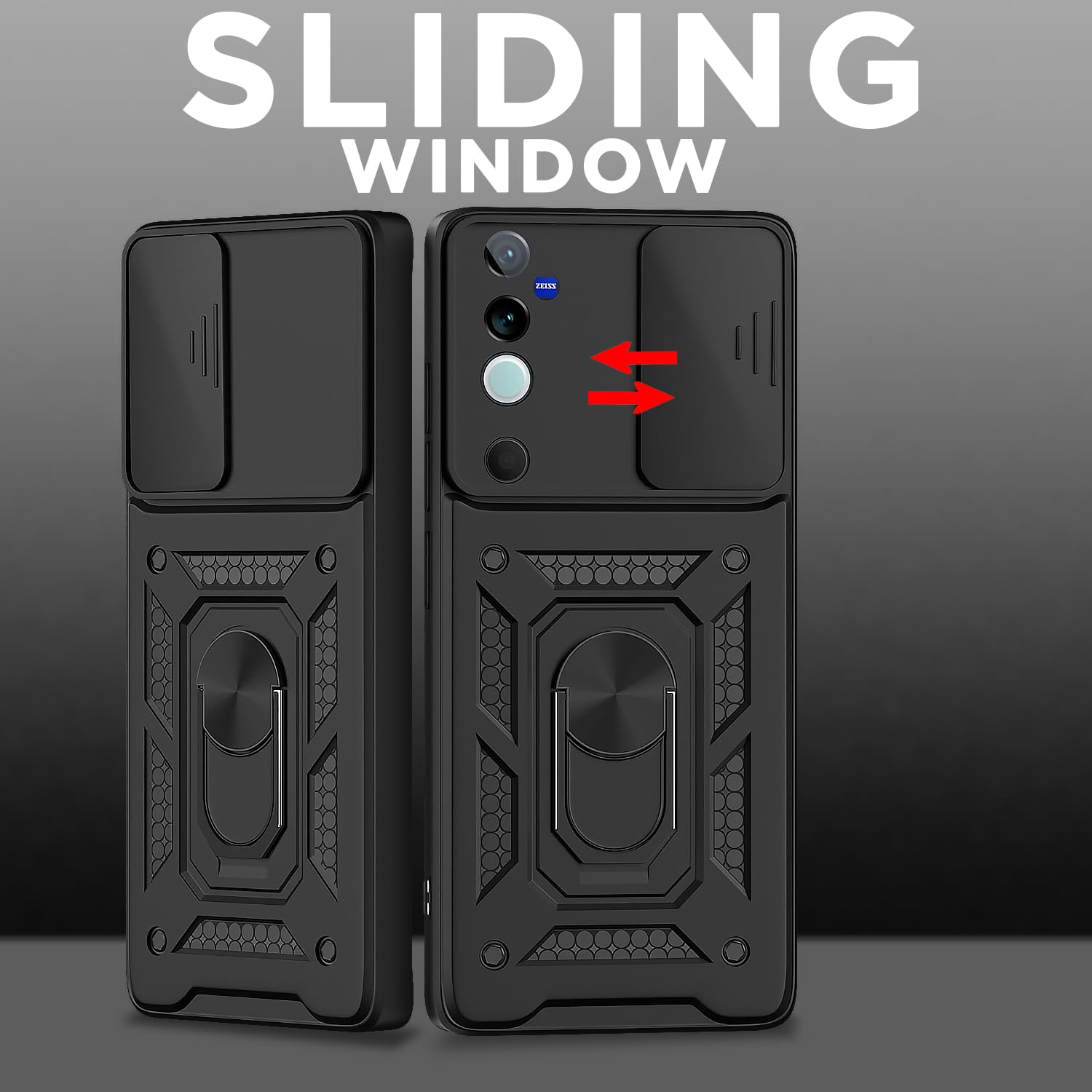 Pikkme black mobile cover for Vivo V40/V40 Pro/T3 Ultra 5G – photo 2