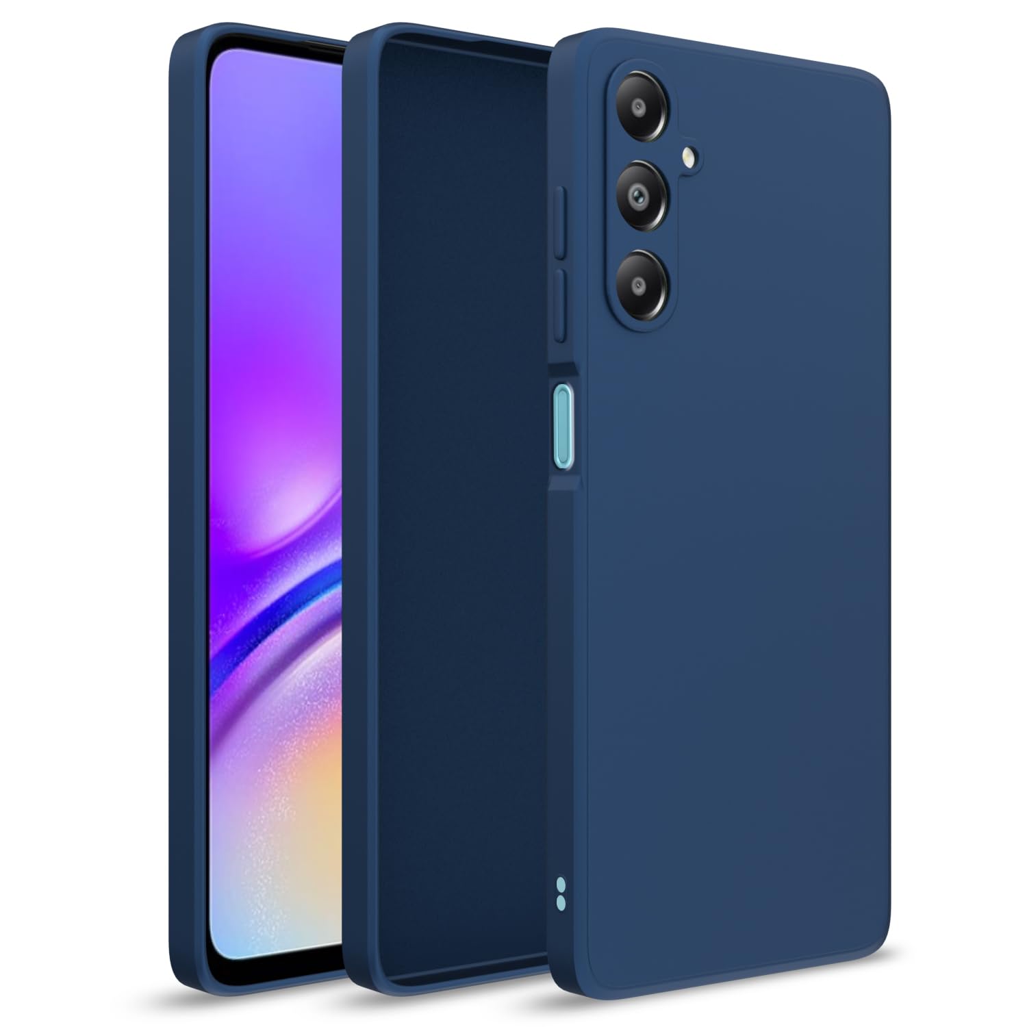 Samsung Galaxy M34 5G / F34 5G Liquid Silicone Back Cover-Blue