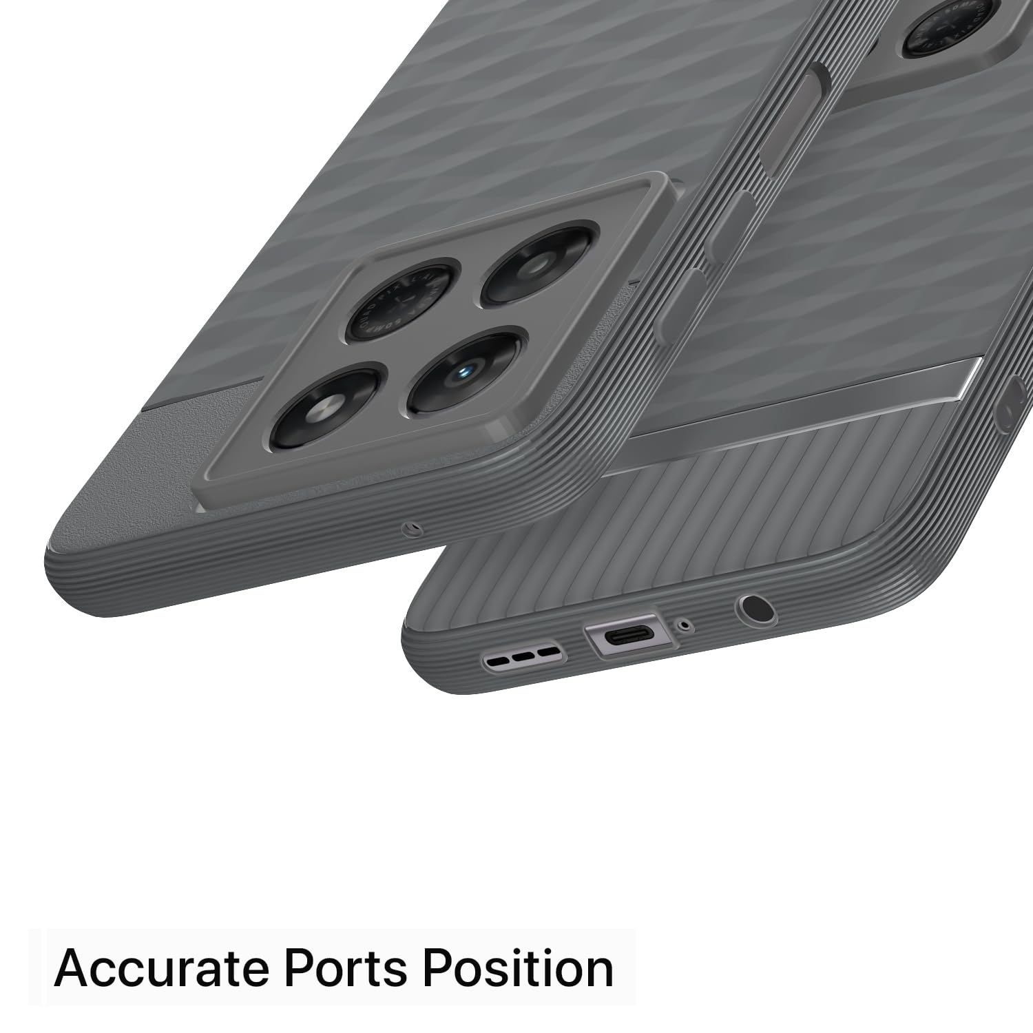 Pikkme grey mobile cover for Moto G37 5G – photo 4