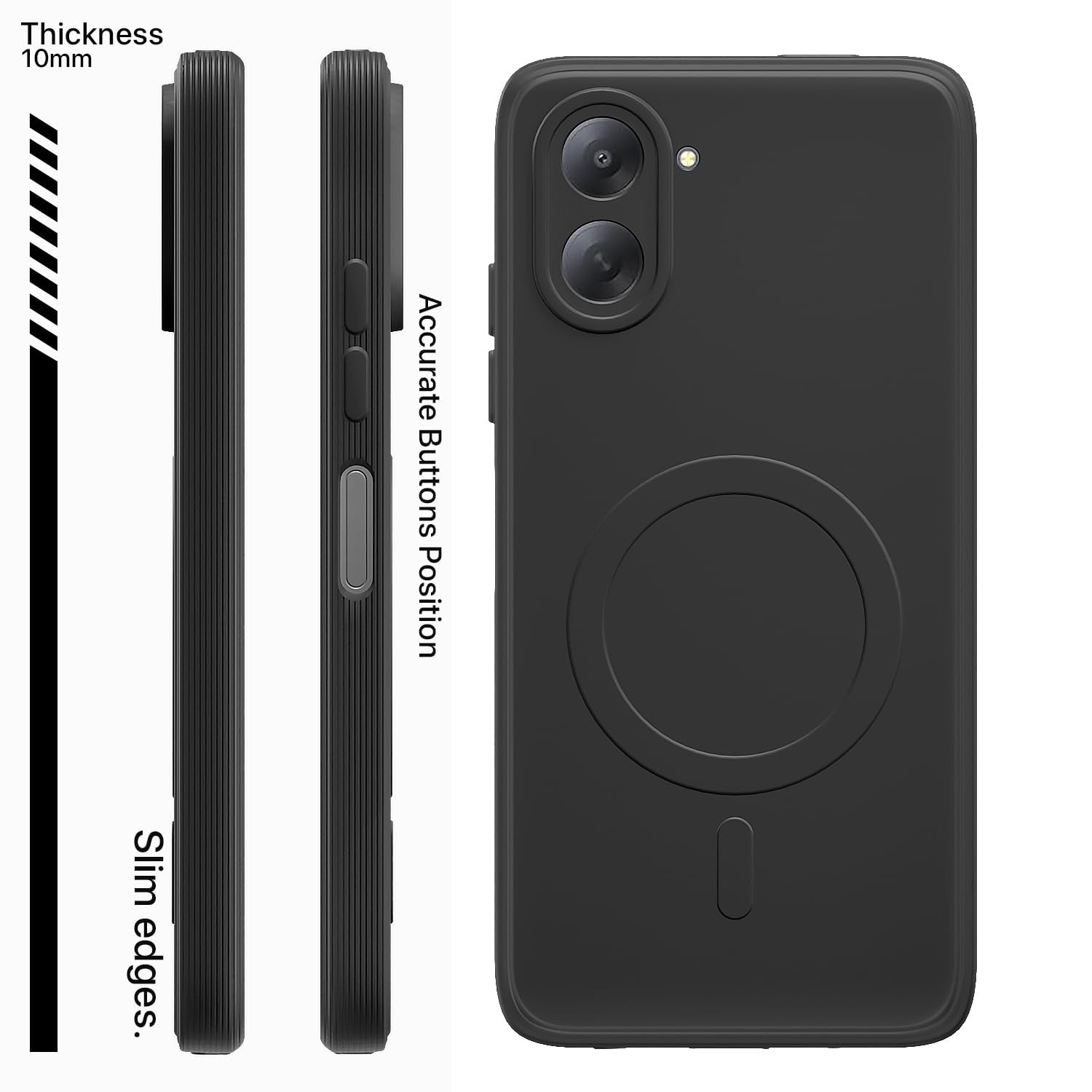 Black mobile cover for Redmi A7 – Pikkme – photo 3