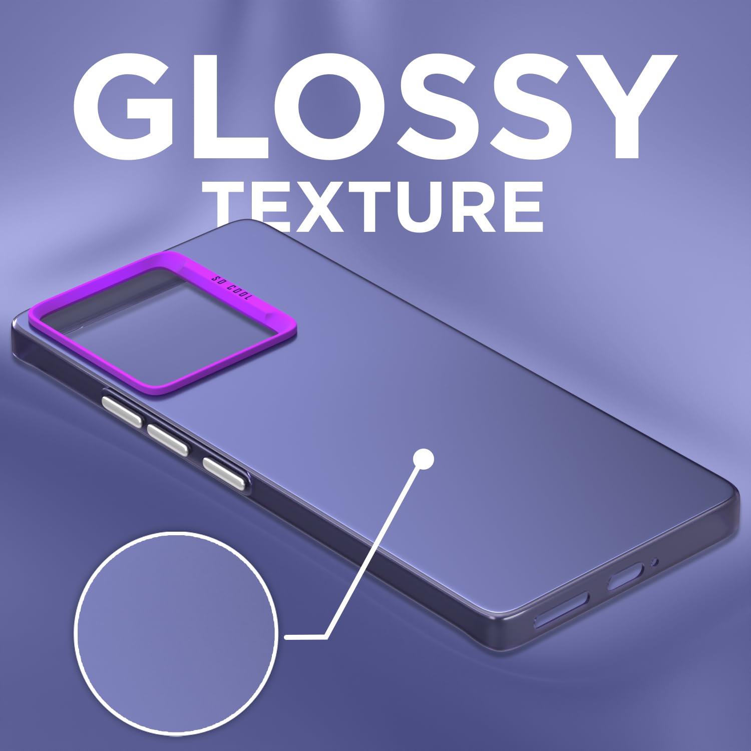 Moto Edge 50 Pro 5G mobile back cover in purple by Pikkme – photo 5