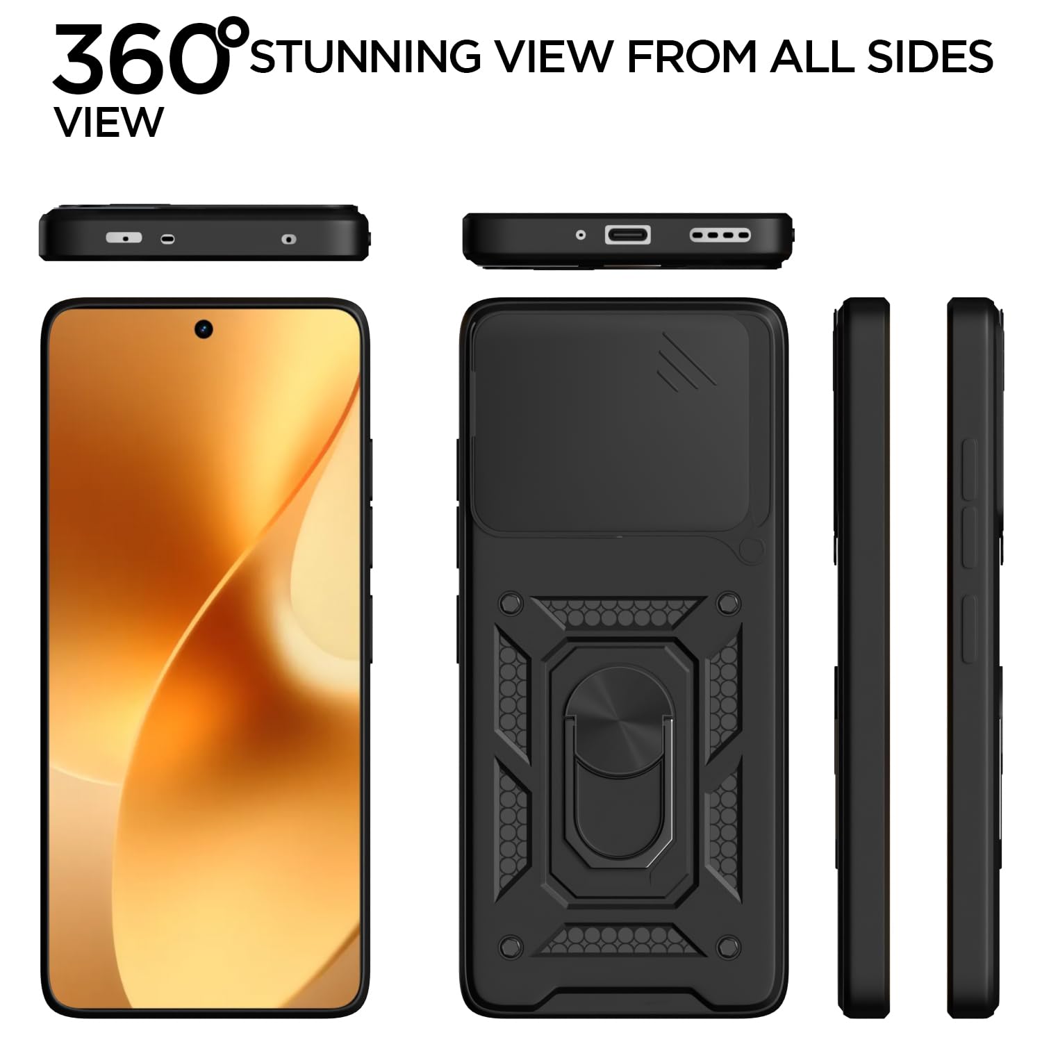 Black back cover for Realme 15 5G/15 Pro 5G/360 – Pikkme – photo 5