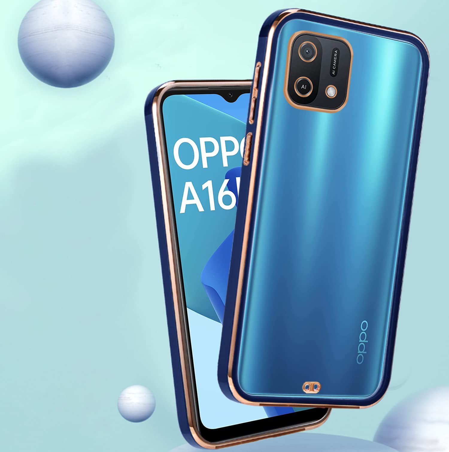 Pikkme blue mobile back cover for Oppo A16K – photo 4