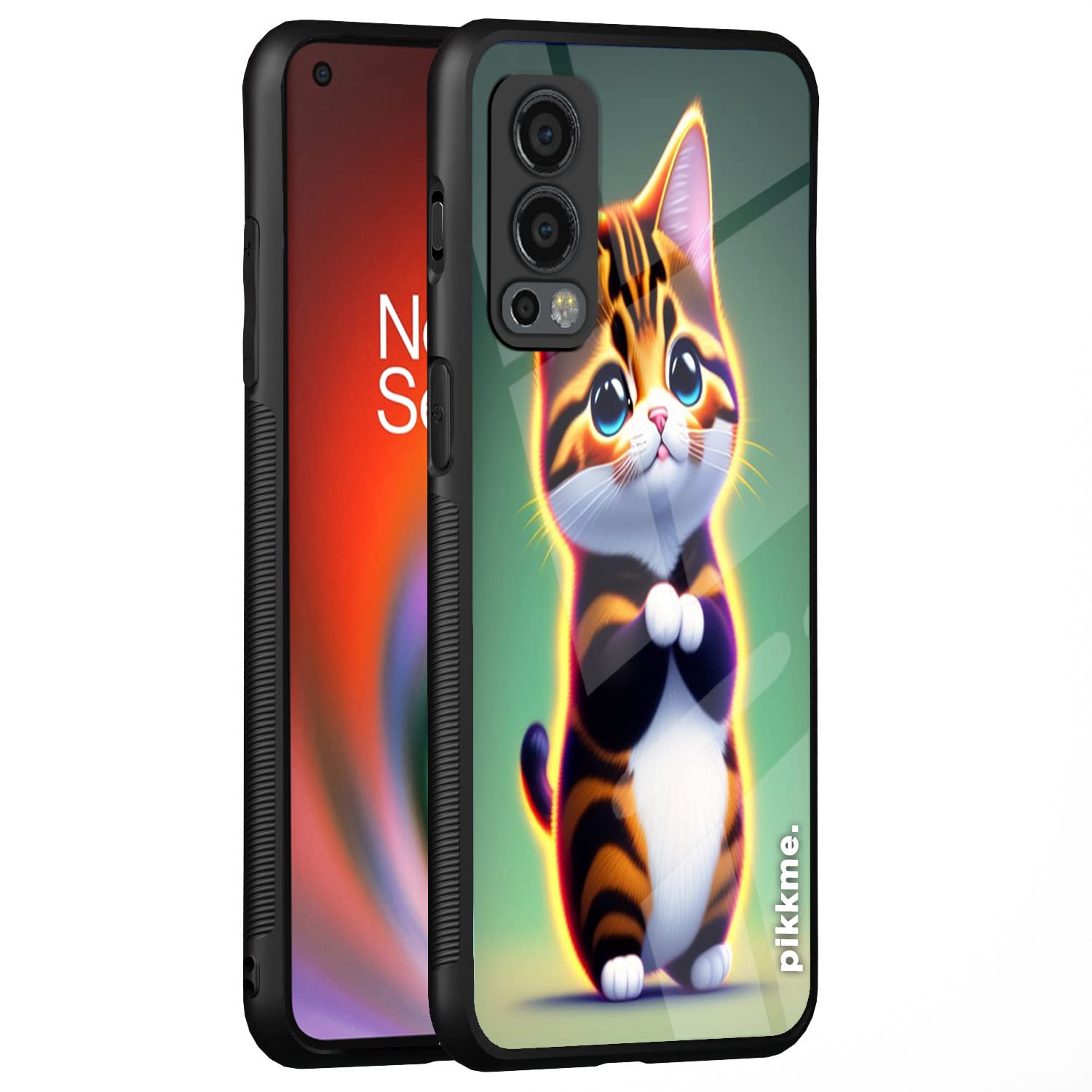 Pikkme OnePlus Nord 2 5G Cat mobile back cover