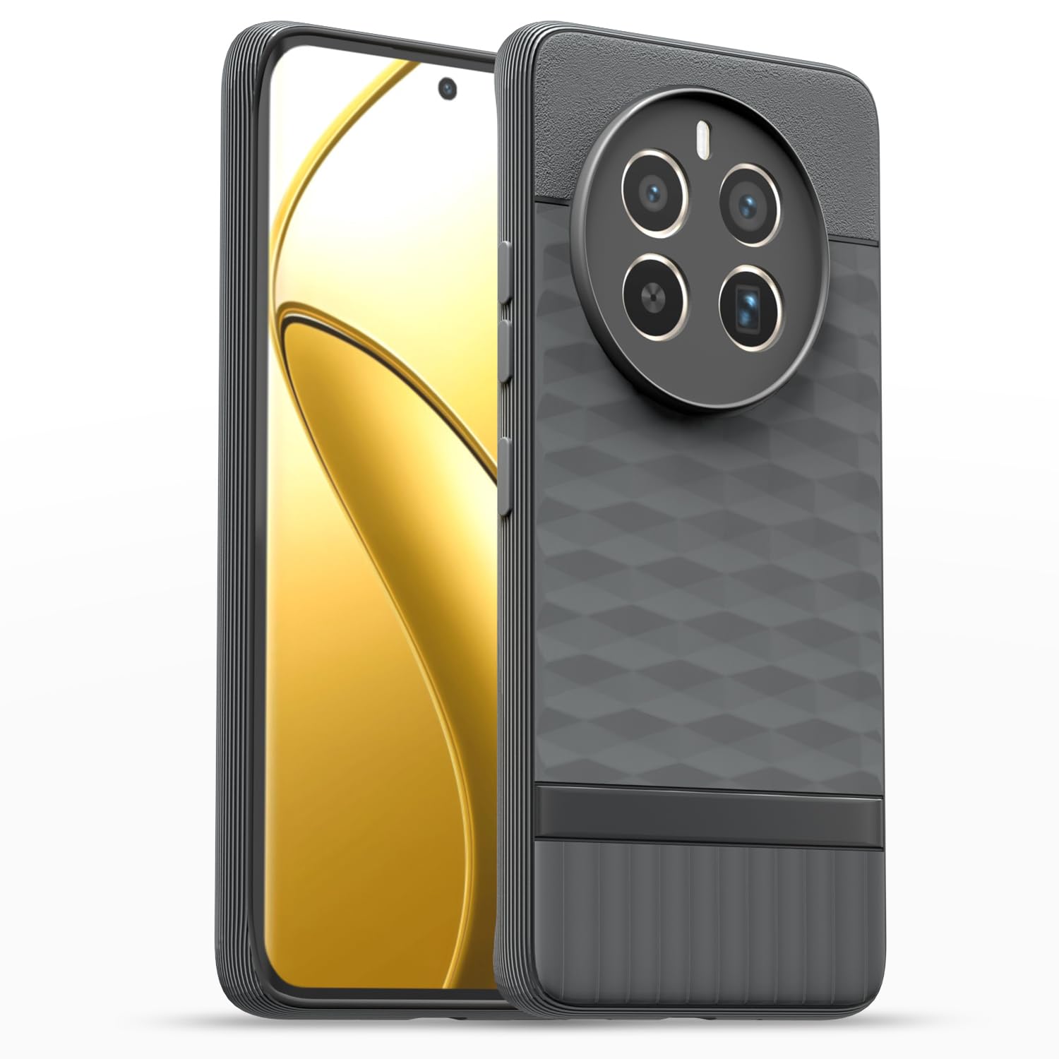 Realme 12 Pro 5G / Realme 12 Pro Plus 5G Gencase Back Cover - Grey