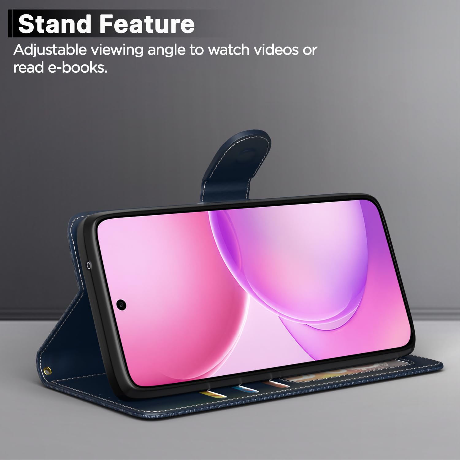 Blue Wallet mobile flip cover for Oppo Reno 16 5G – Pikkme – photo 3