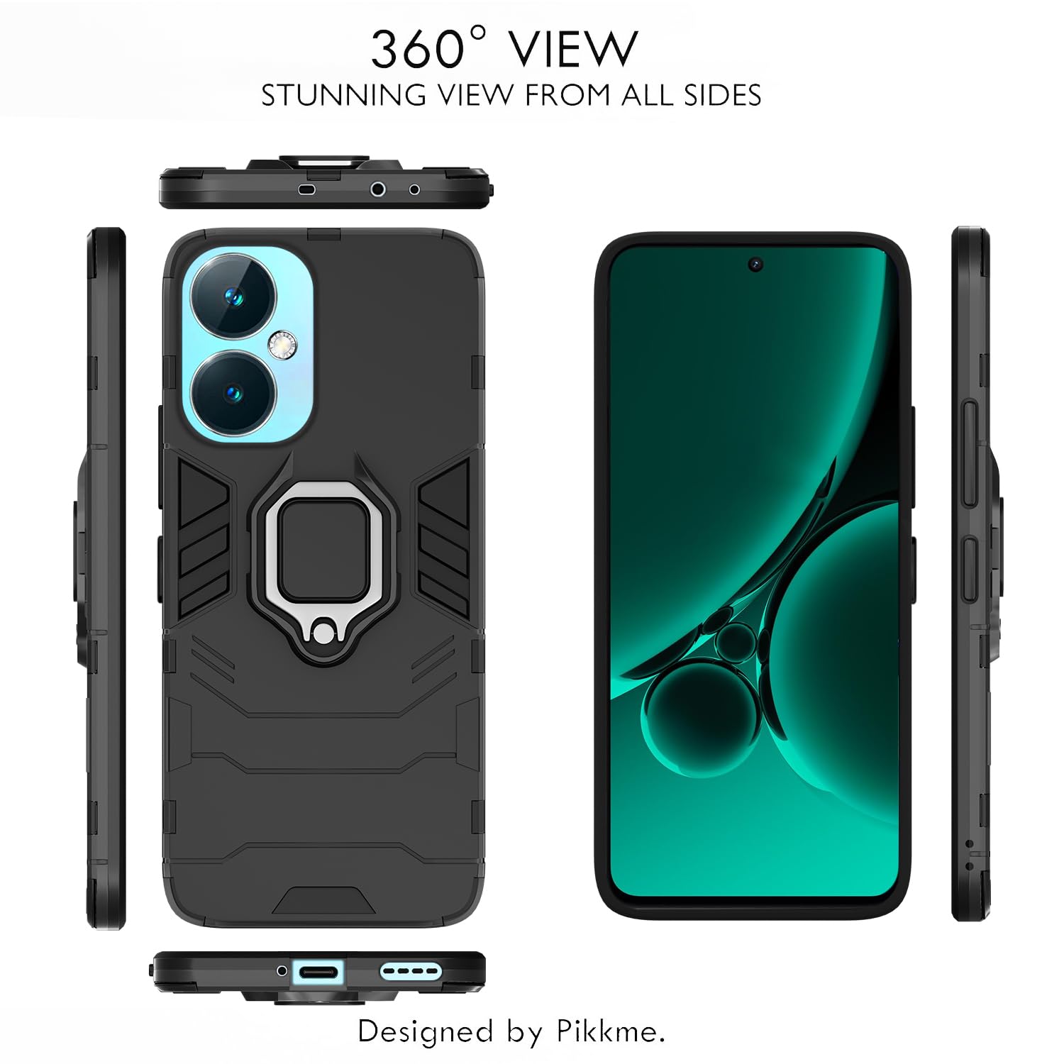 Pikkme OnePlus Nord CE 3 5G black mobile cover – photo 3