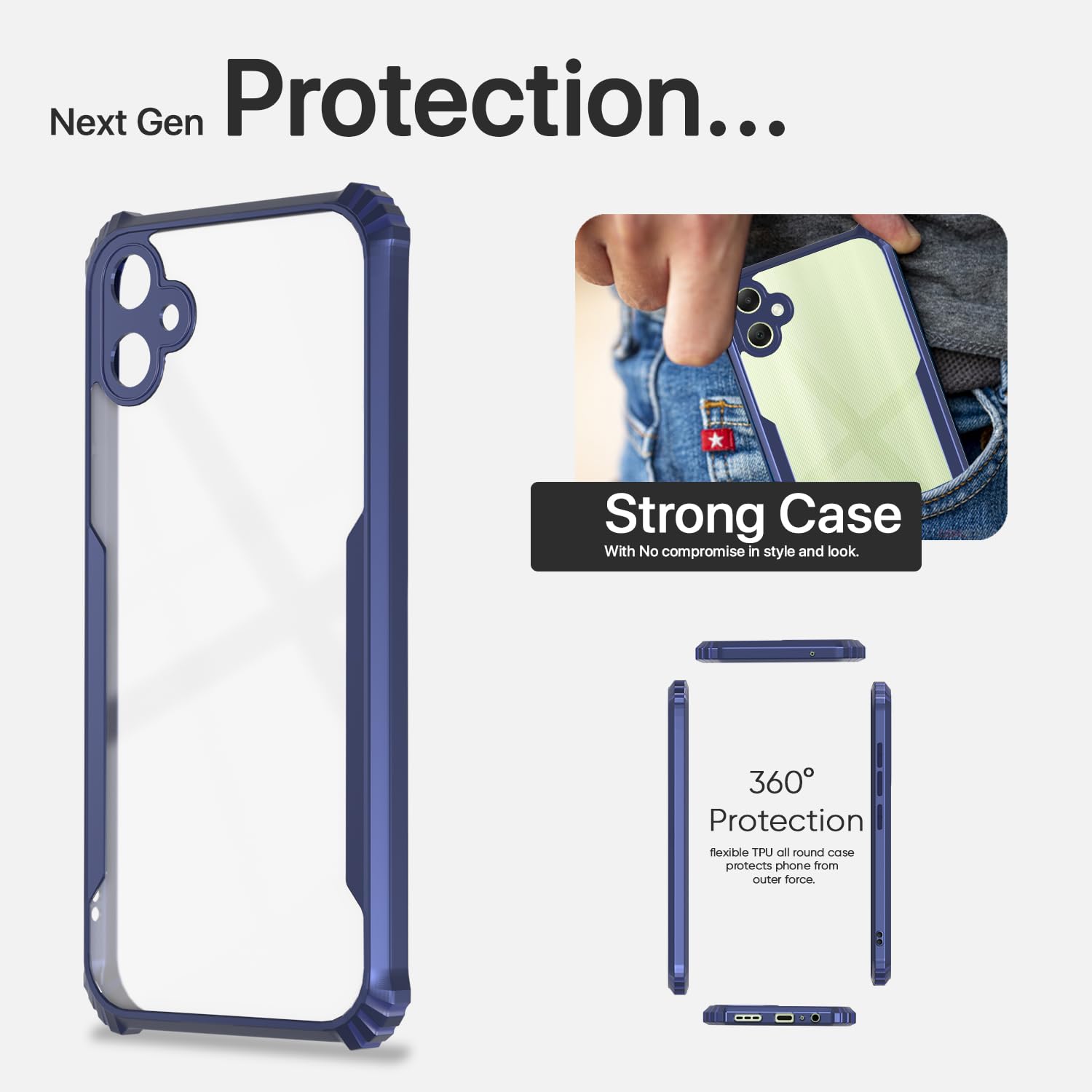 Pikkme blue mobile cover for Samsung A05/M05/F05 – photo 6