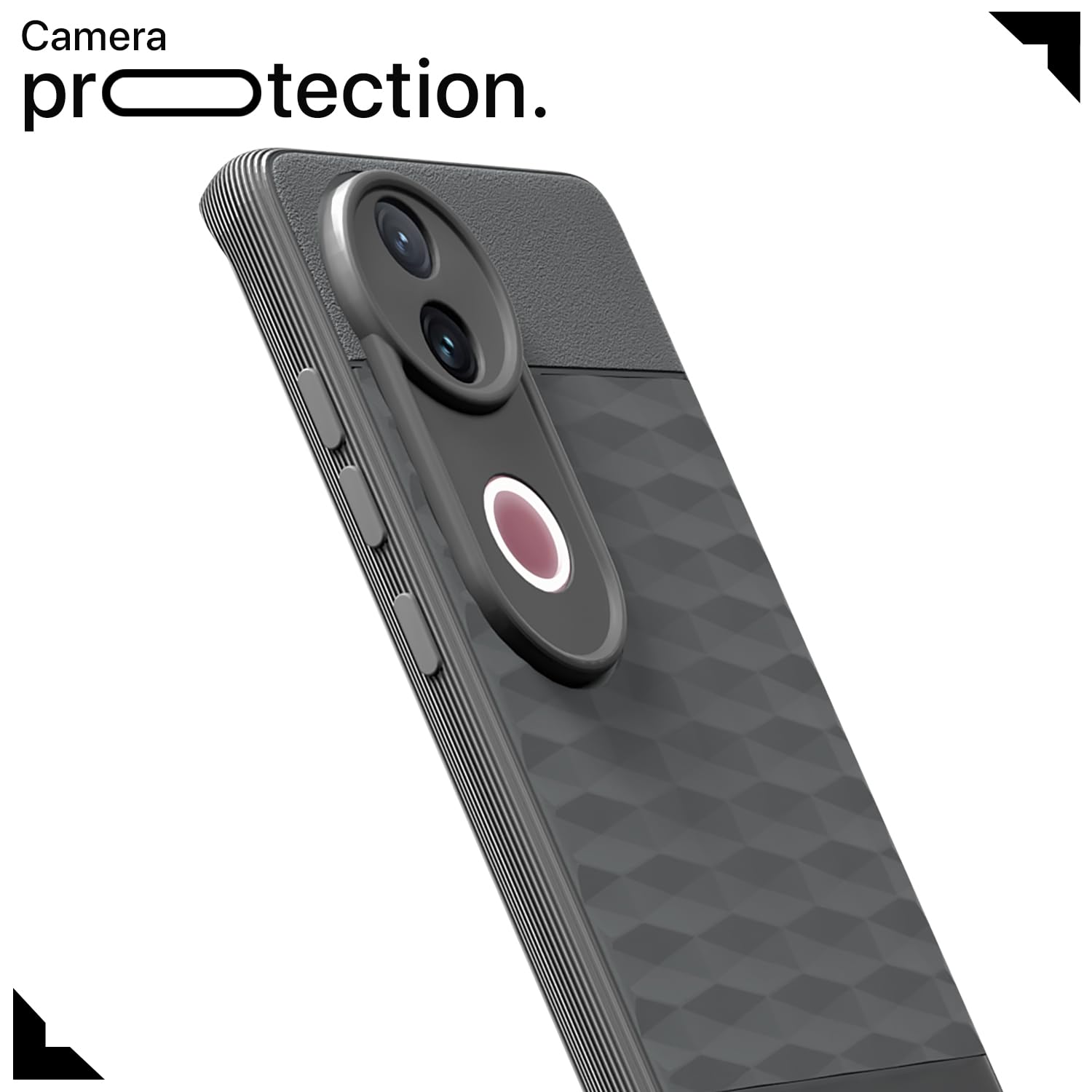 Pikkme Vivo V50 5G / V50e 5G Gencase Back cover (Grey)