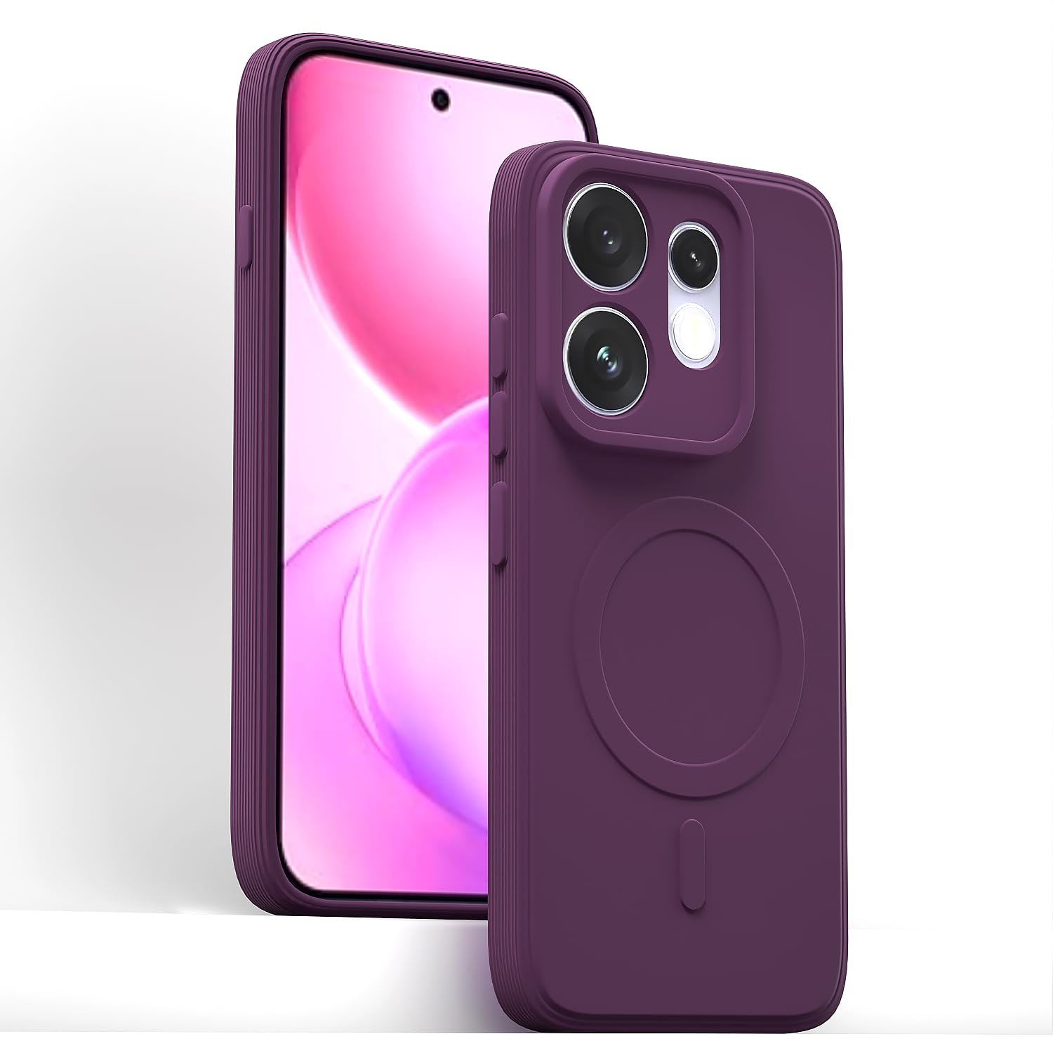 Oppo Reno 16 5G MagSafe phone cover in purple by Pikkme – photo 2