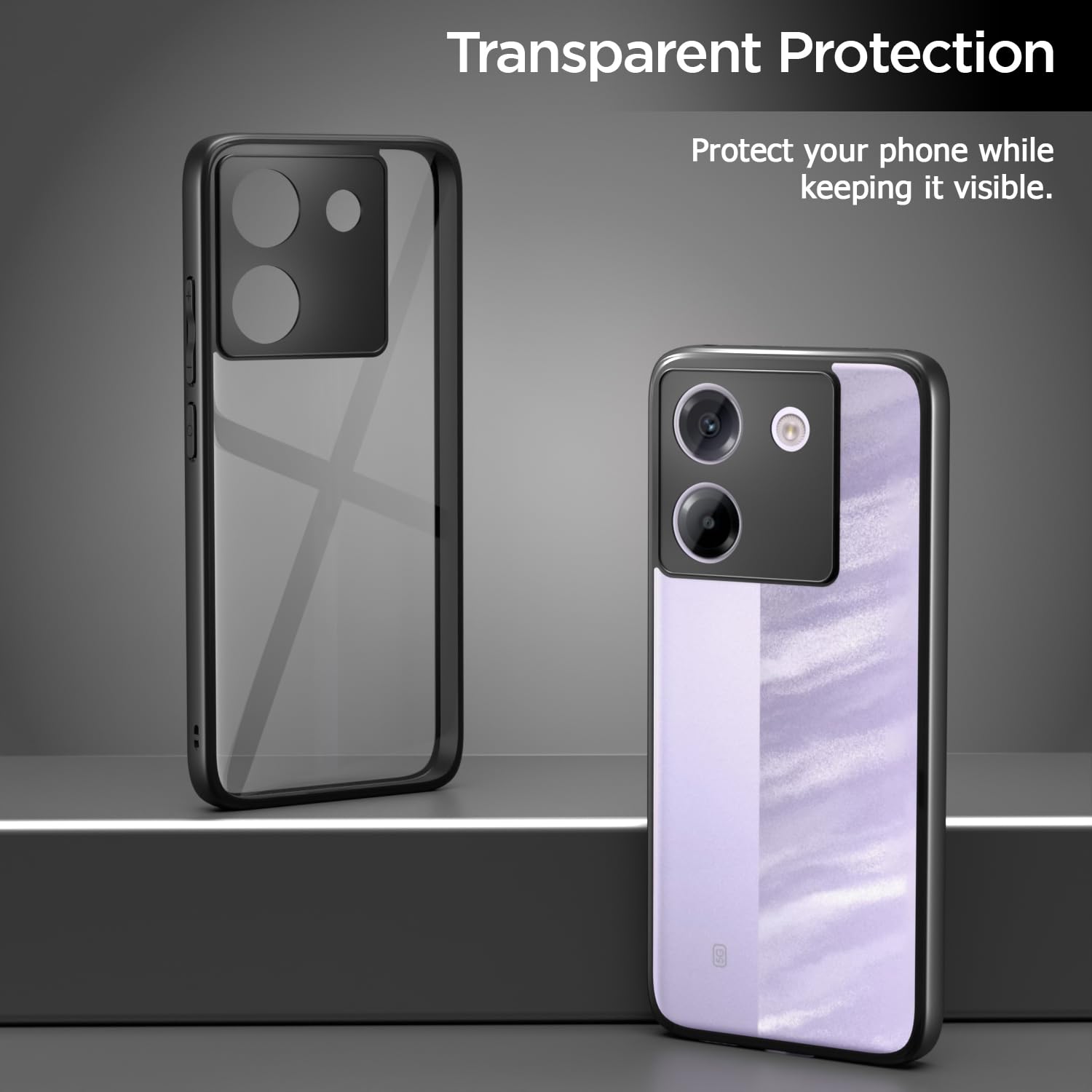 Black phone cover for Poco M7 Pro 5G – Pikkme – photo 3