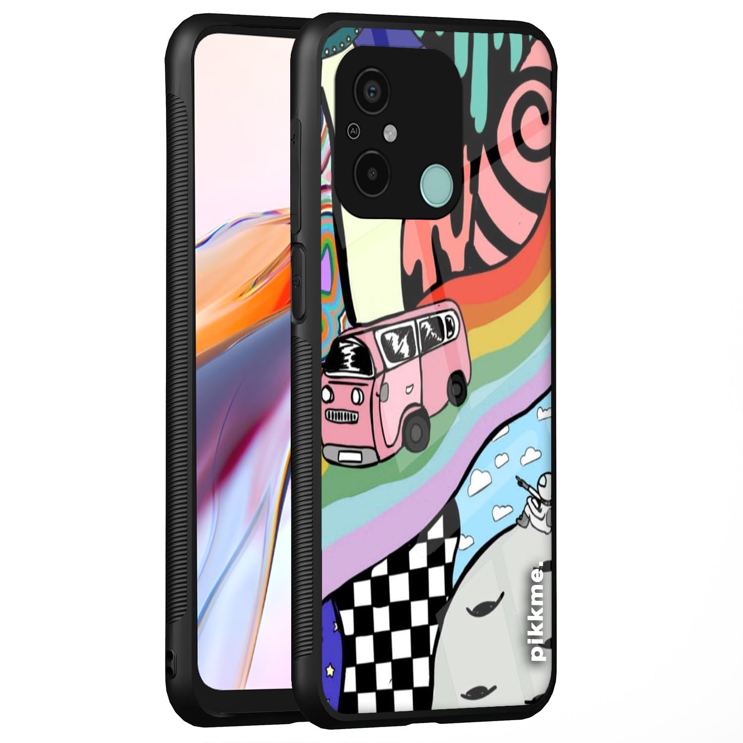 Pikkme Hybrid mobile cover for Redmi 12C/Poco C55
