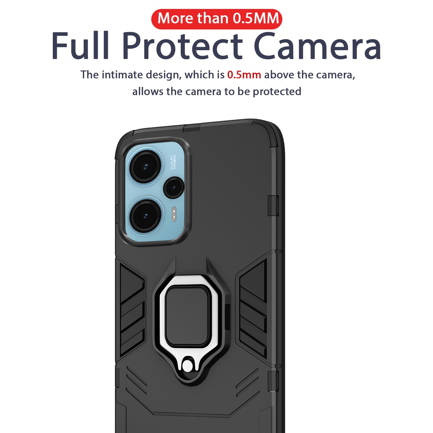 Pikkme black phone cover for Poco F5 5G – photo 7