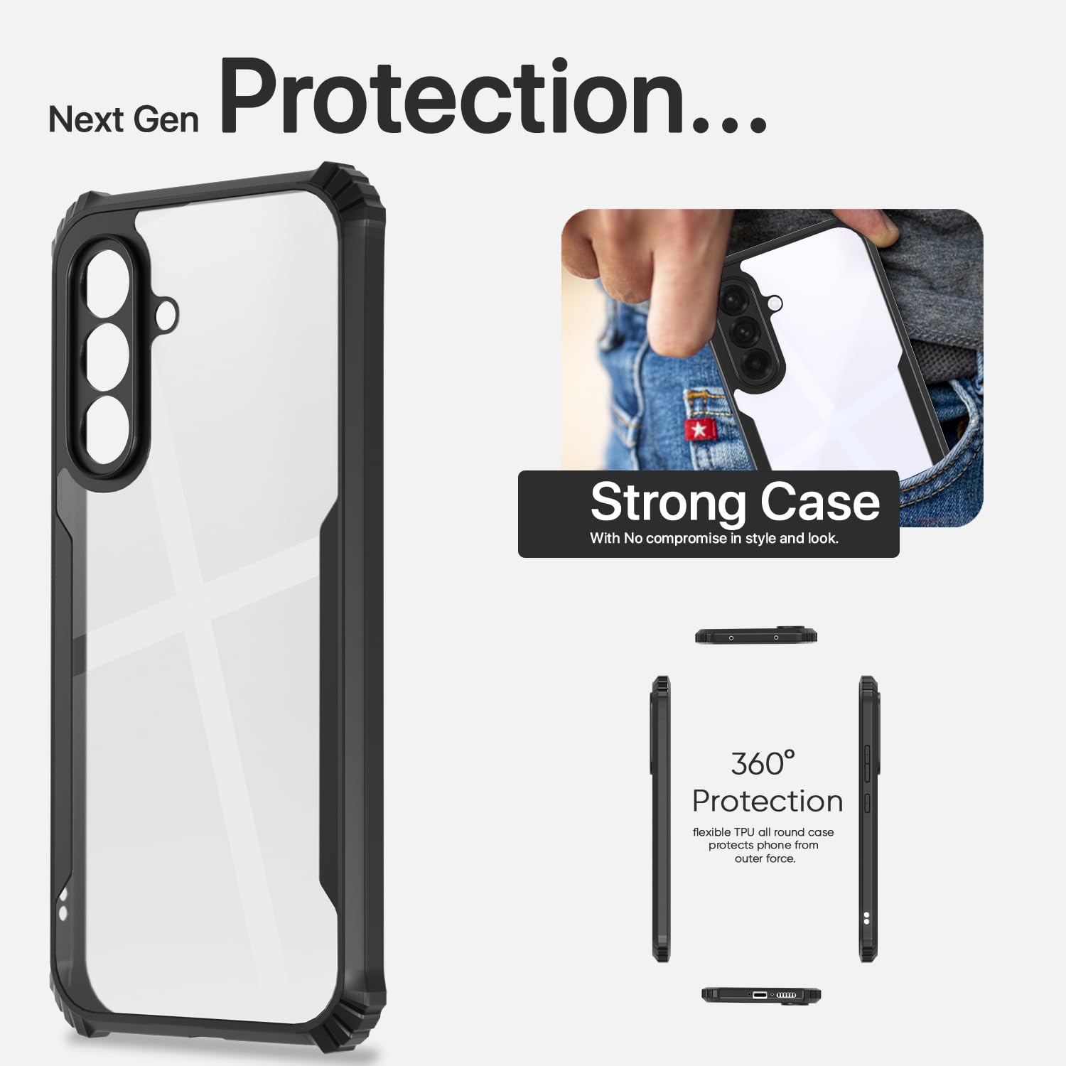Pikkme Samsung A26 5G black back cover – photo 7