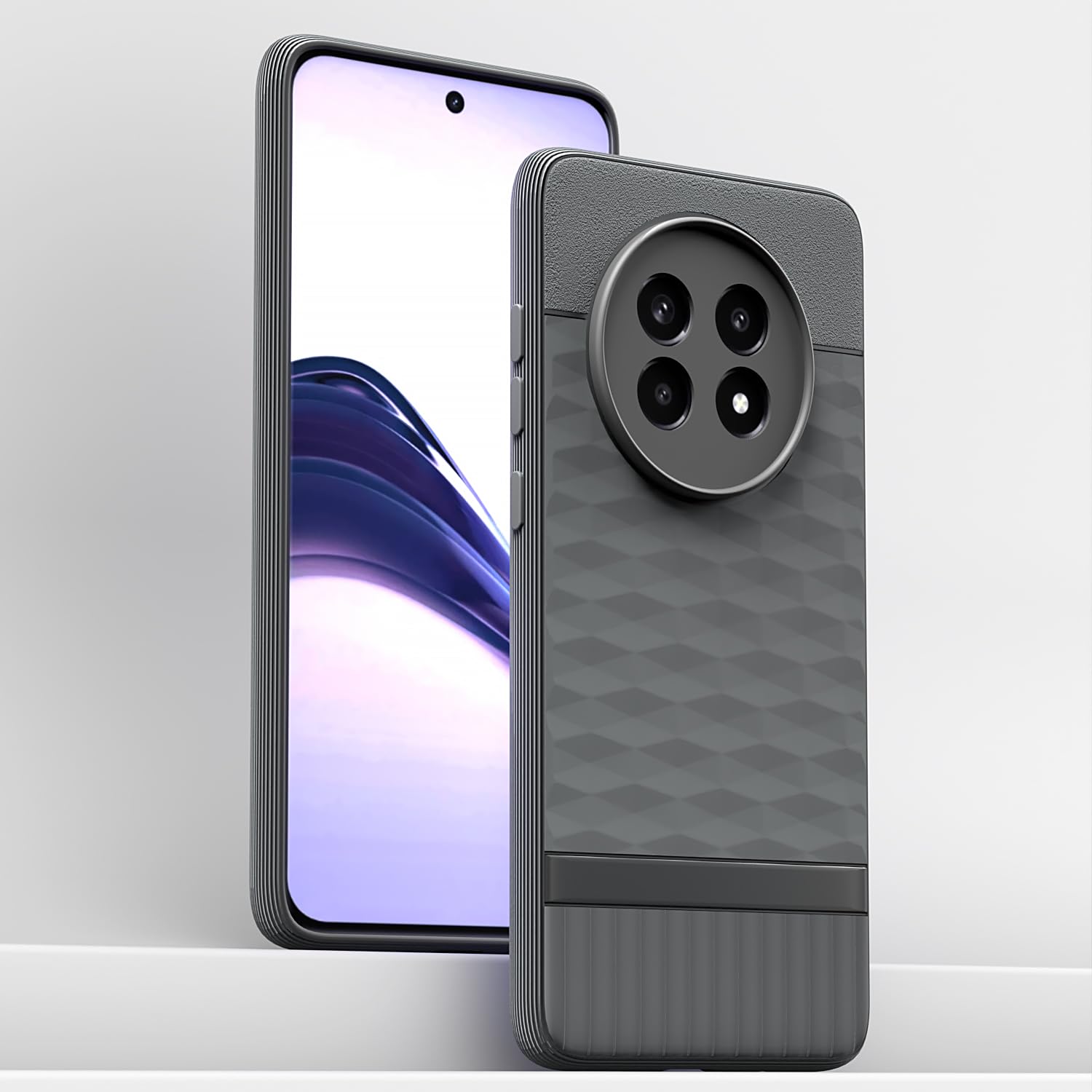 Pikkme grey mobile back cover for Realme 13 Pro/13 Pro Plus 5G – photo 2