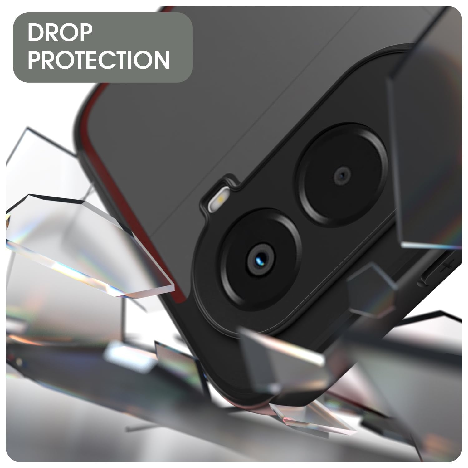 Pikkme black smoke mag-safe back cover for Poco M7 Plus 5G – photo 5