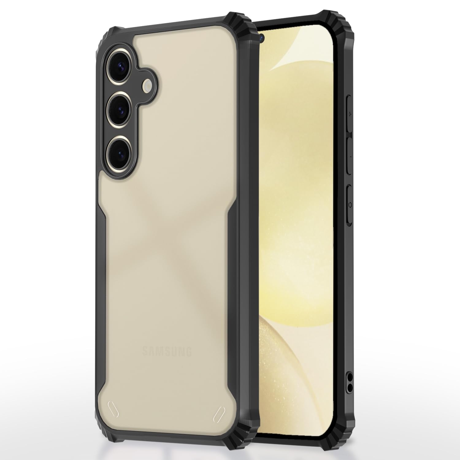 Pikkme black phone cover for Samsung S24 5G