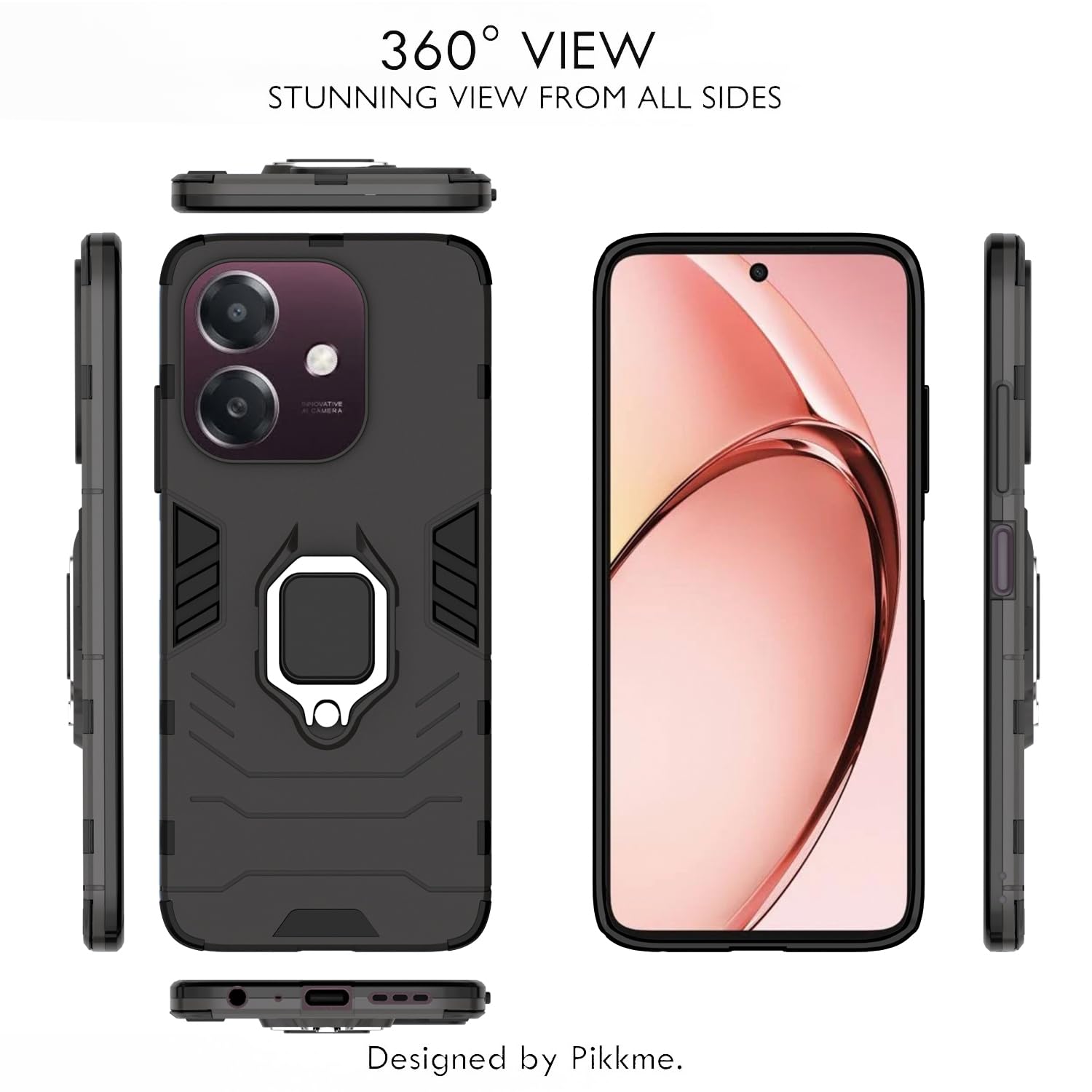 Pikkme Oppo A3x 5G/A3x 4G/A3 5G black phone cover – photo 3