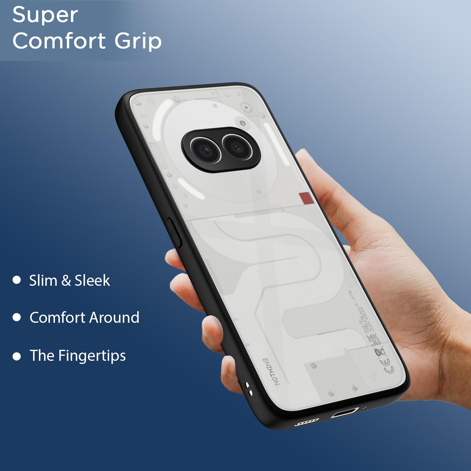 Pikkme black Hybrid back cover for Nothing Phone 2A/Phone 2A Plus – photo 6