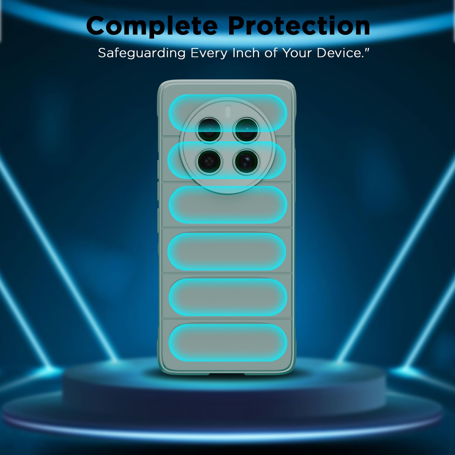 Pikkme Realme 12 Plus 5G / P1 5G / Narzo 70 5G / 70 Pro 5G ZigZag Back Cover (Green)