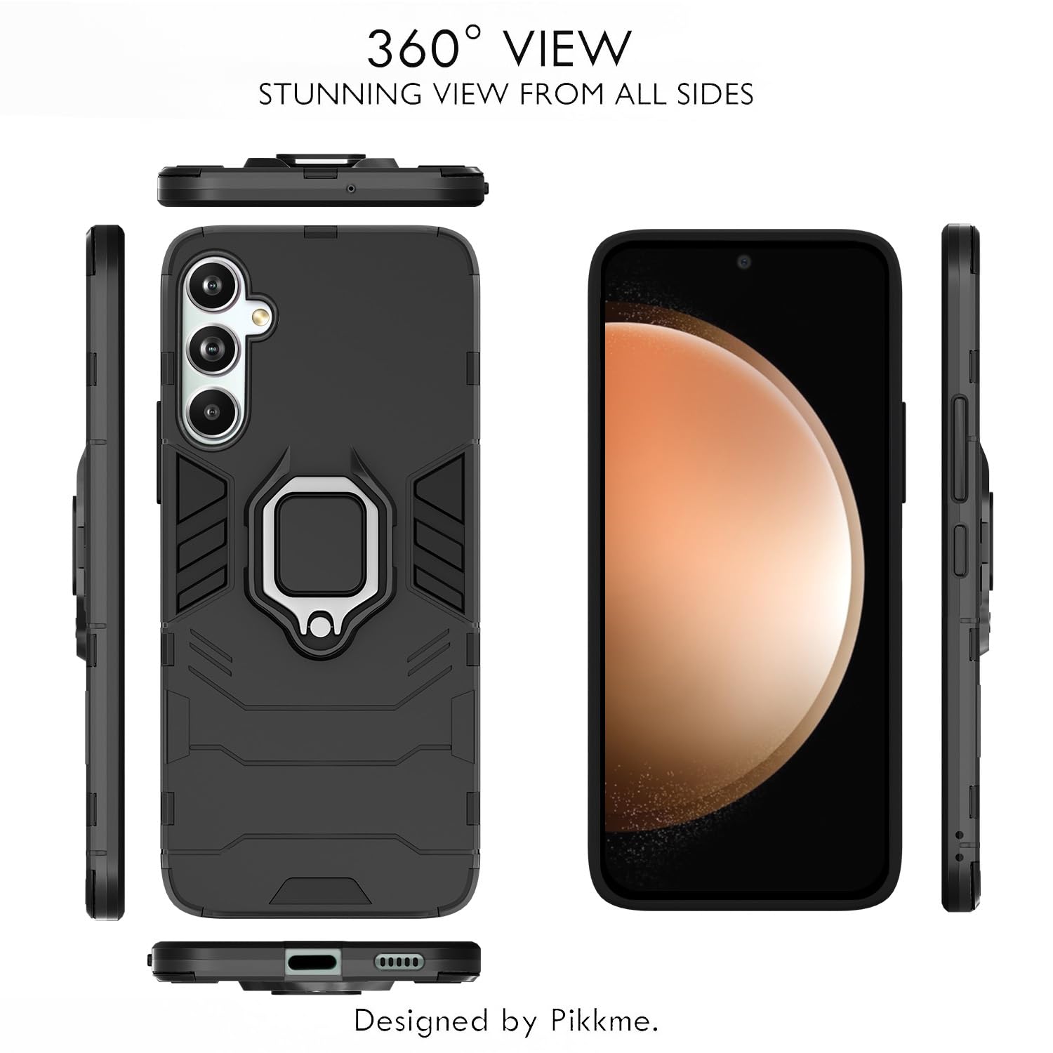 Black D5 Tough Armor phone cover for Samsung S23 FE 5G – Pikkme – photo 3