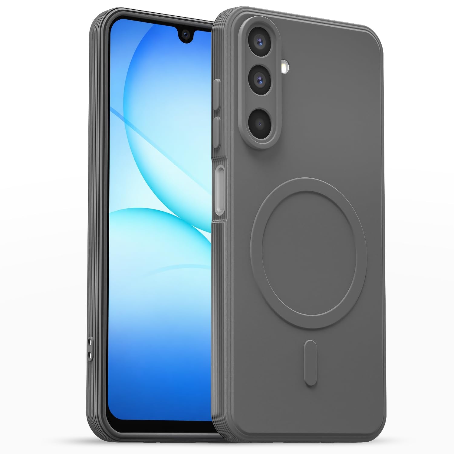 Samsung M17/A17/F17 5G mobile back cover in grey by Pikkme