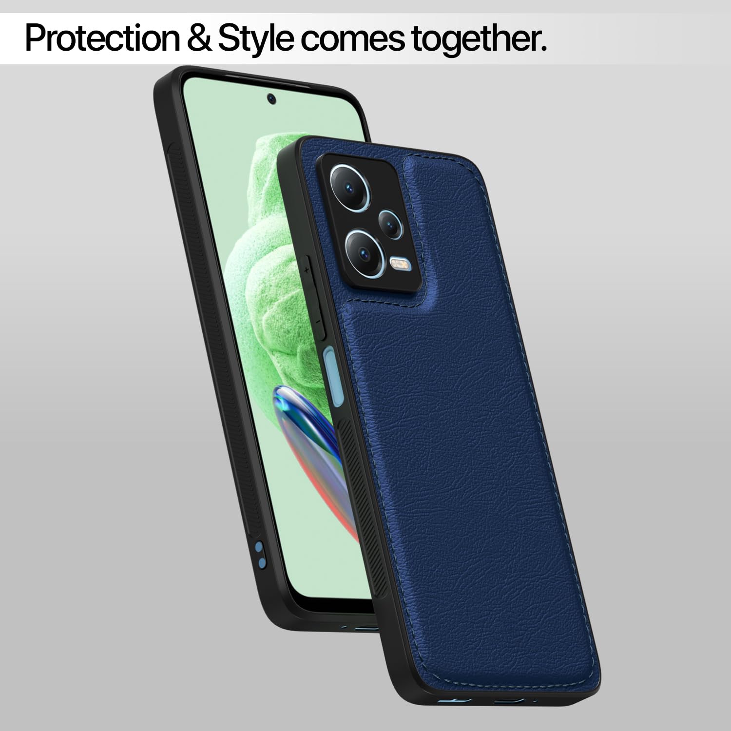 Poco X5/Redmi Note 12 5G mobile cover in blue by Pikkme – photo 7