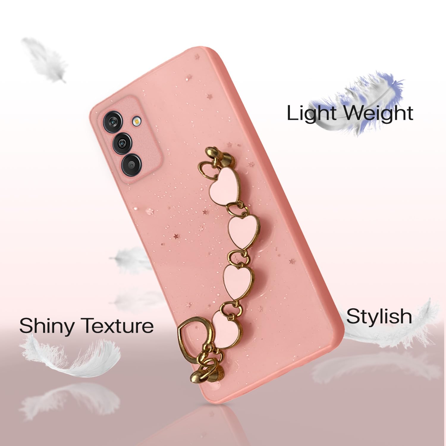 Samsung M14 5G mobile back cover in pink by Pikkme – photo 6