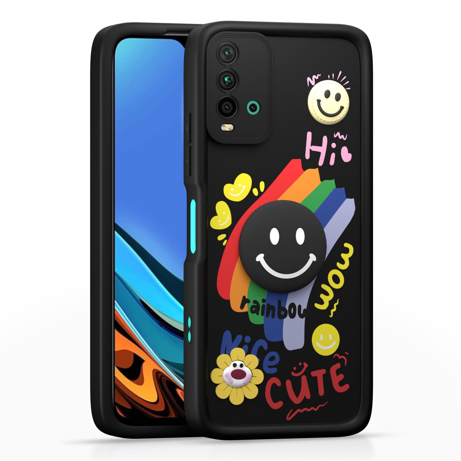 Redmi 9 Power/Poco M3 back cover in black by Pikkme