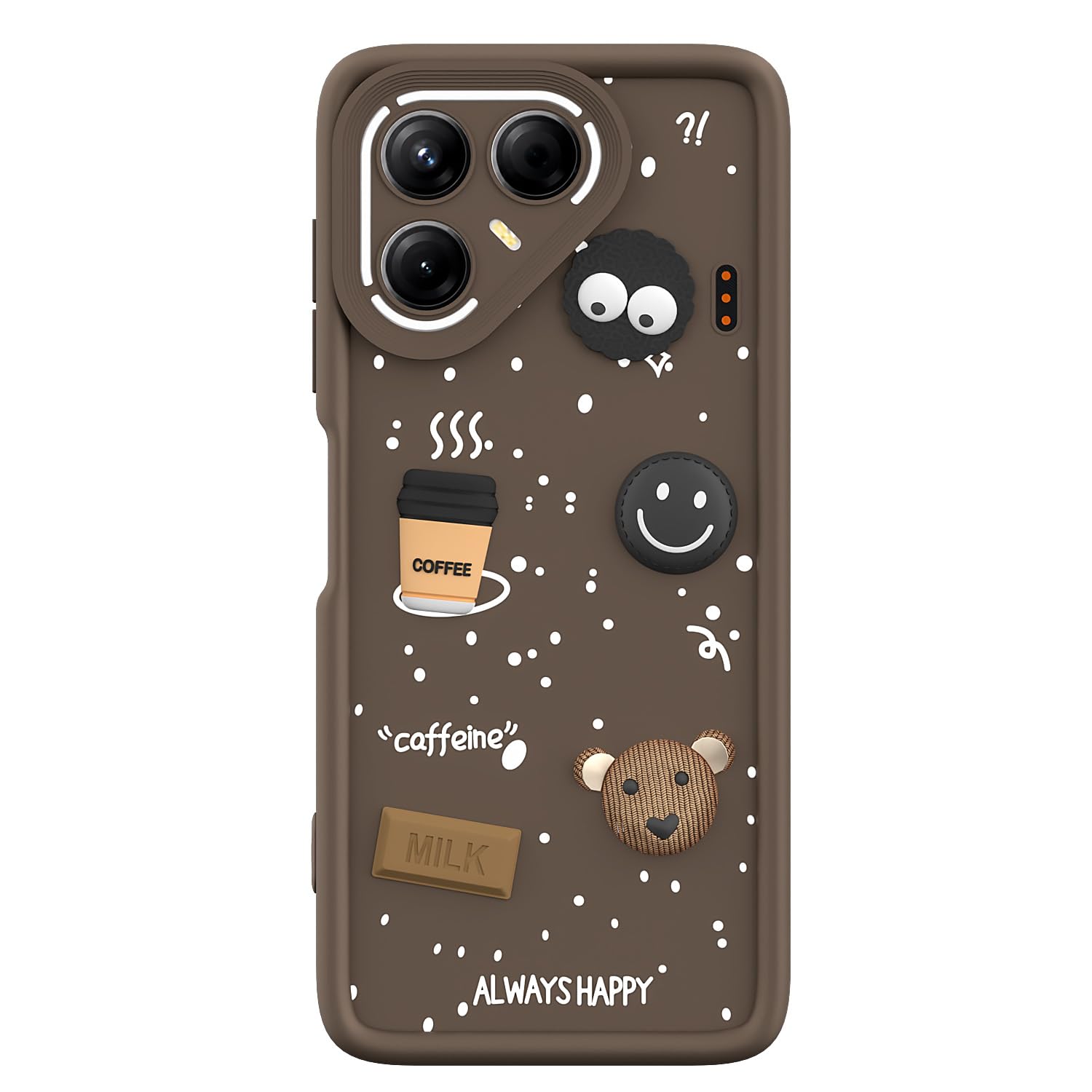 Pikkme Tecno Pova 7 5G/3D brown mobile cover – photo 7