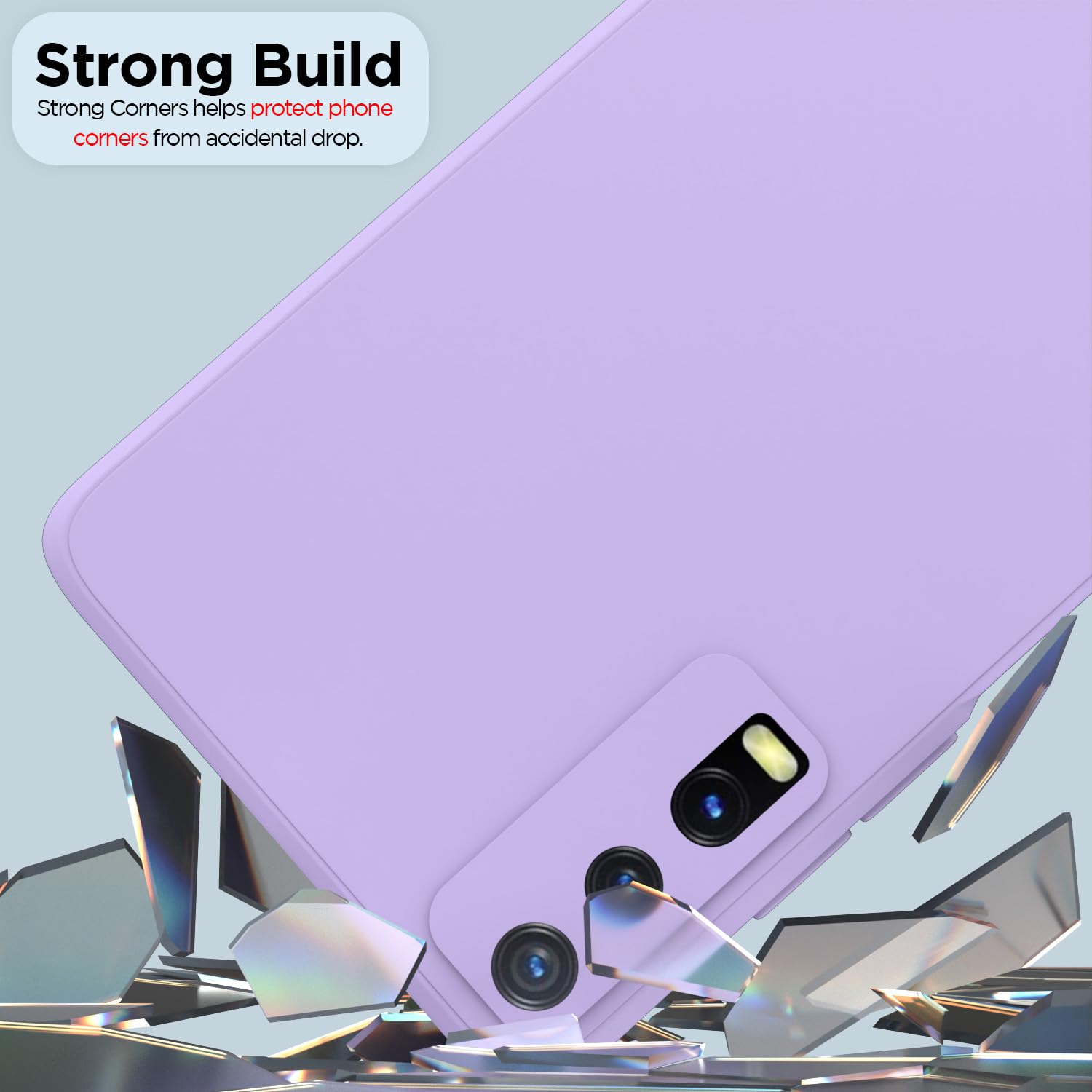 Pikkme Vivo Y12s/Y20/Y20i/Y20G Liquid Silicone purple mobile back cover – photo 5