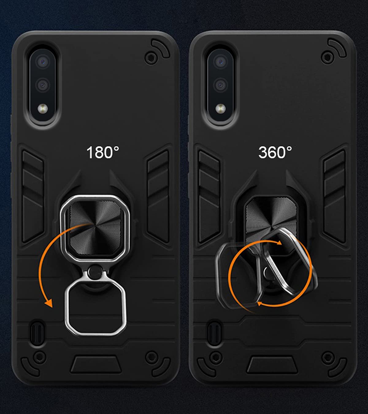 Samsung M01 phone cover in black by Pikkme – photo 3