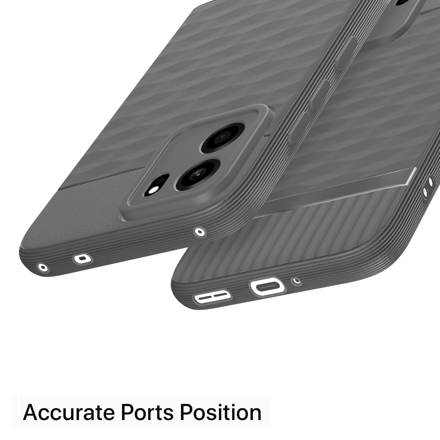 Pikkme grey Silicone mobile back cover for OnePlus Nord CE 6 5G – photo 4