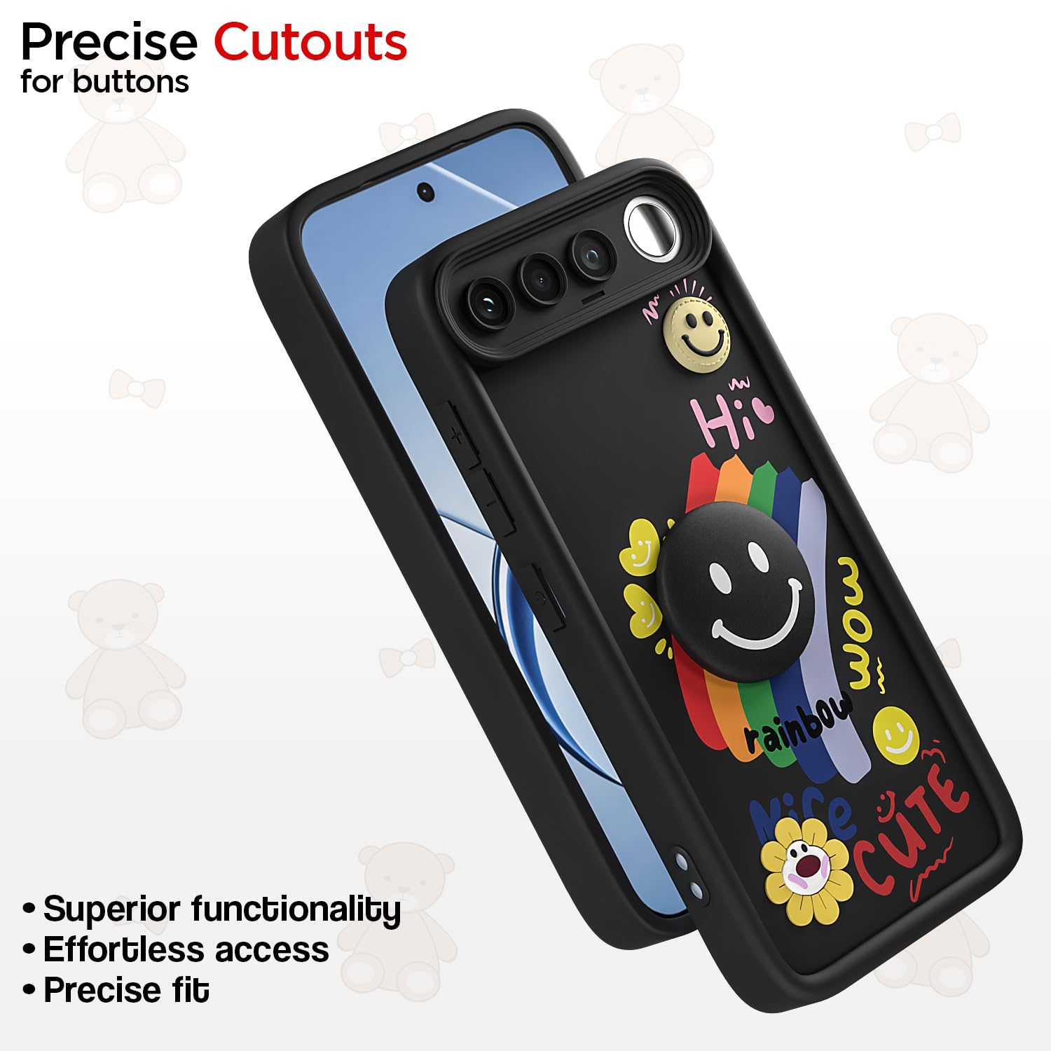 Pikkme Realme 16 5G black mobile back cover – photo 6