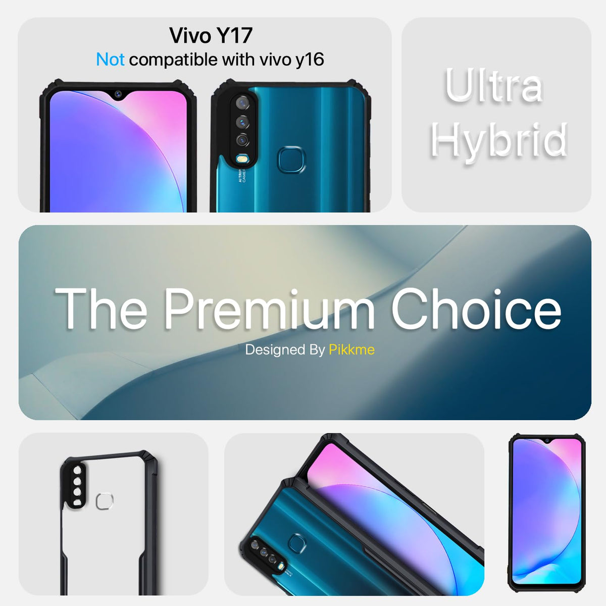 Vivo Y12/Y15/Y17/U10 Eagle phone cover in black by Pikkme – photo 2