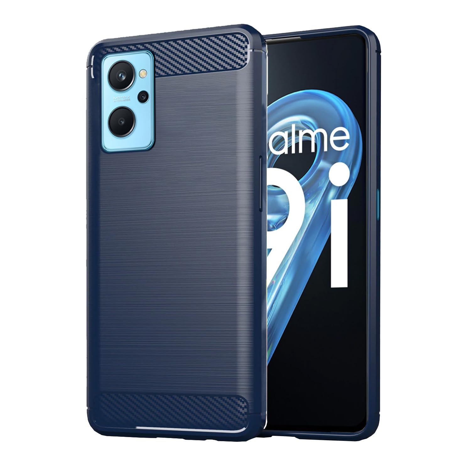 Blue phone cover for Realme 9i 5G/Oppo A76/Oppo K10 5G – Pikkme