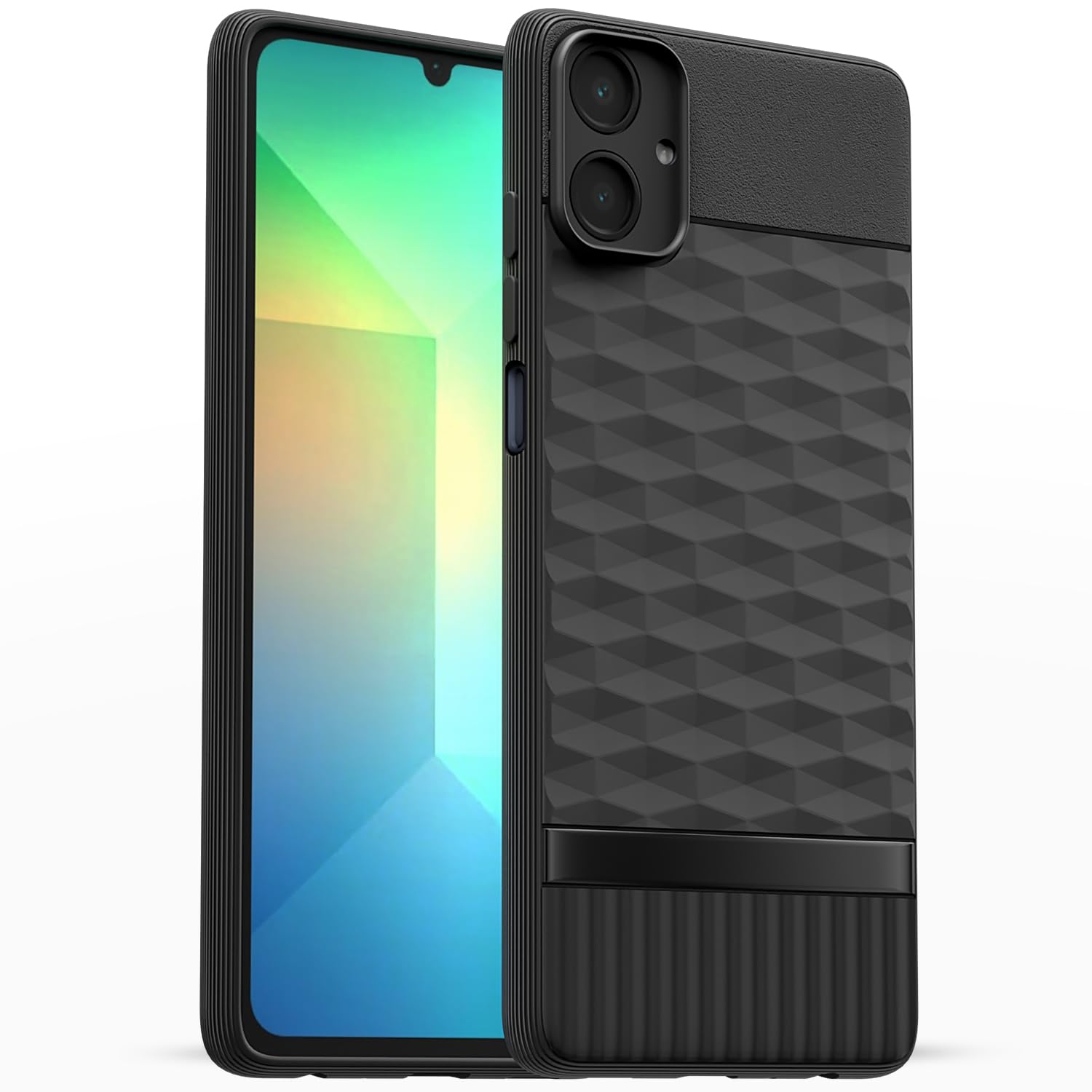Pikkme black back cover for Samsung A06